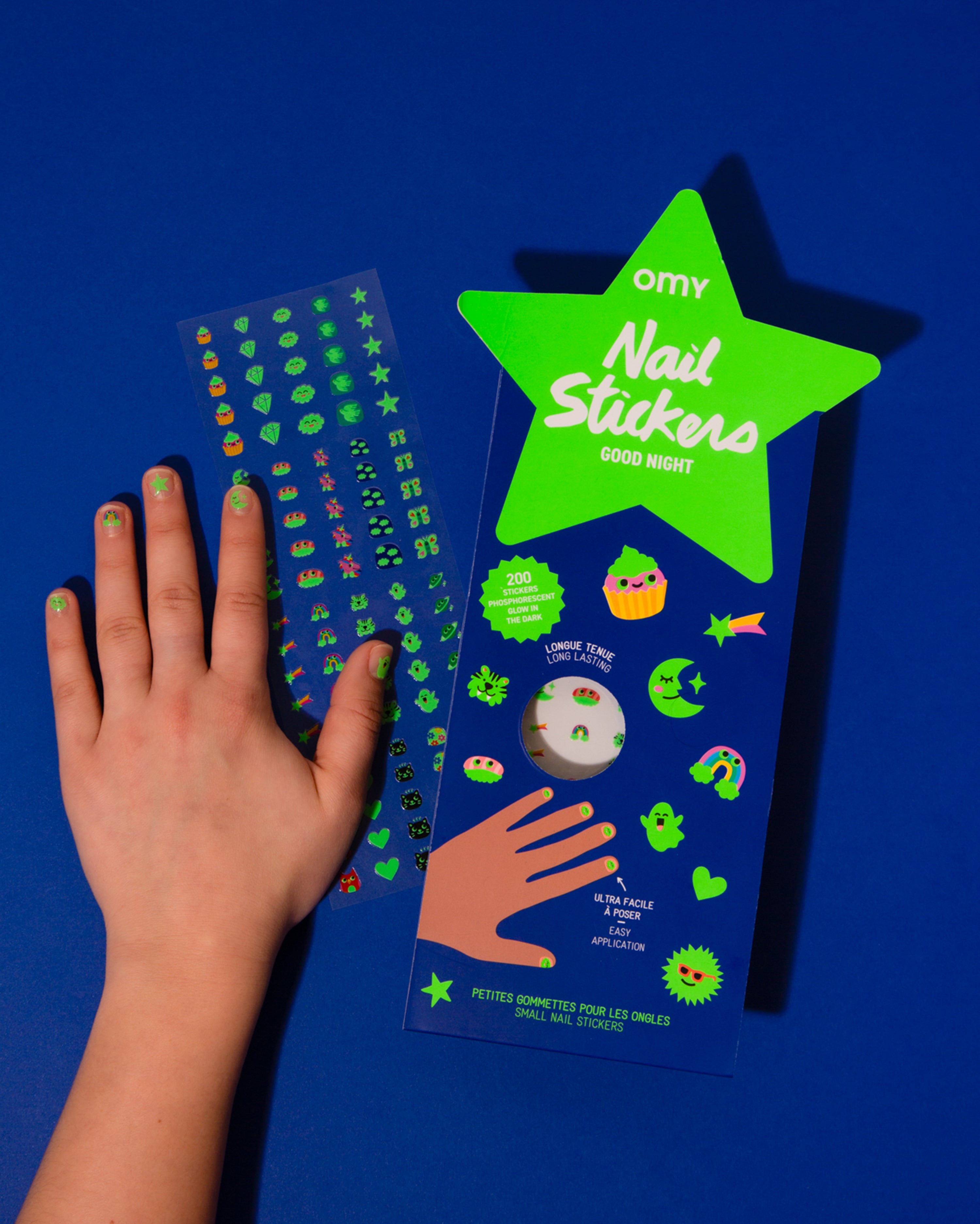 Glow Party Nail Stickers
