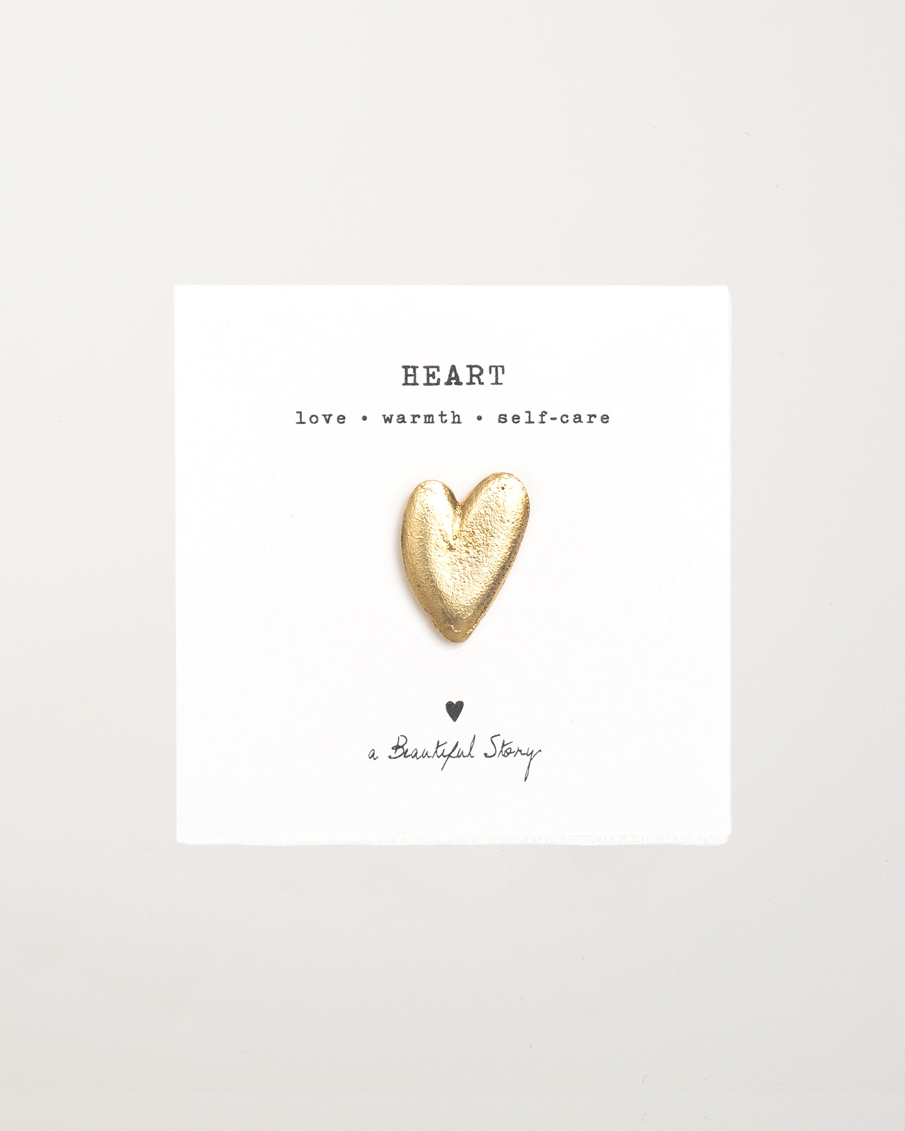 Gold Brooch Heart