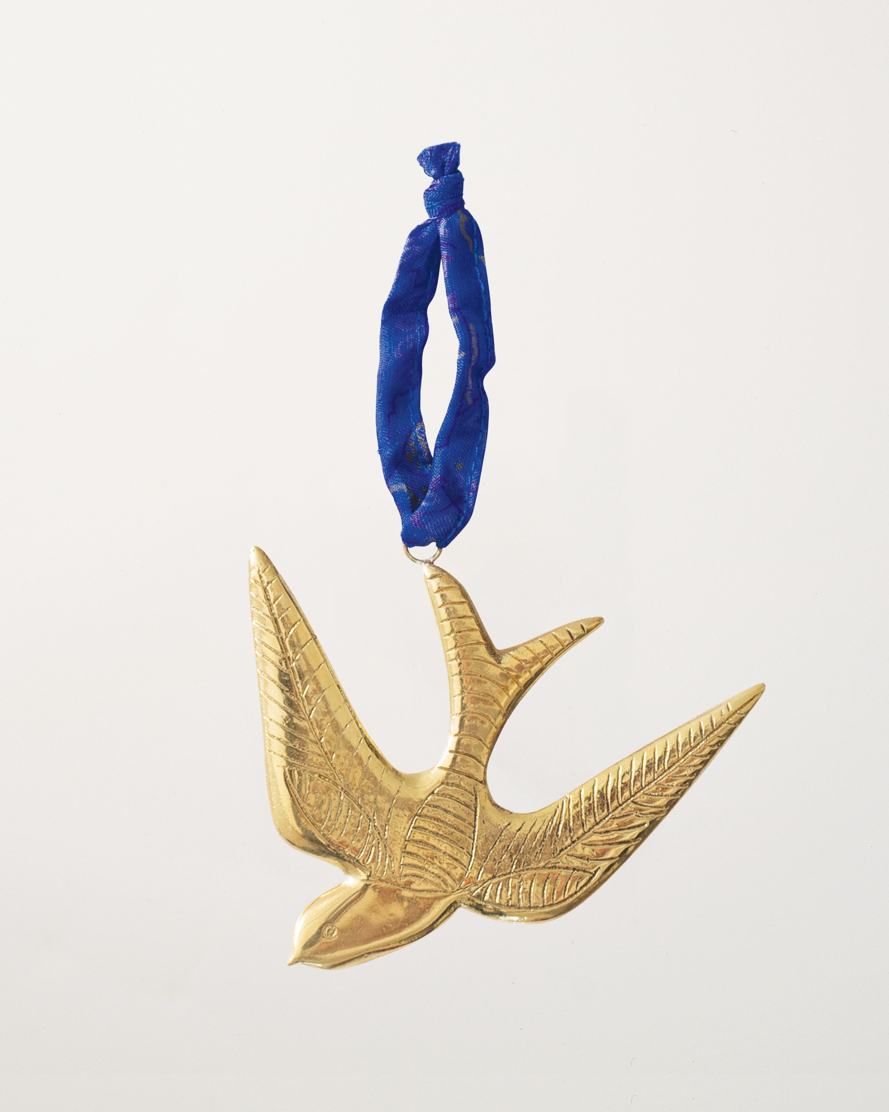 Gold Ornament Swallow
