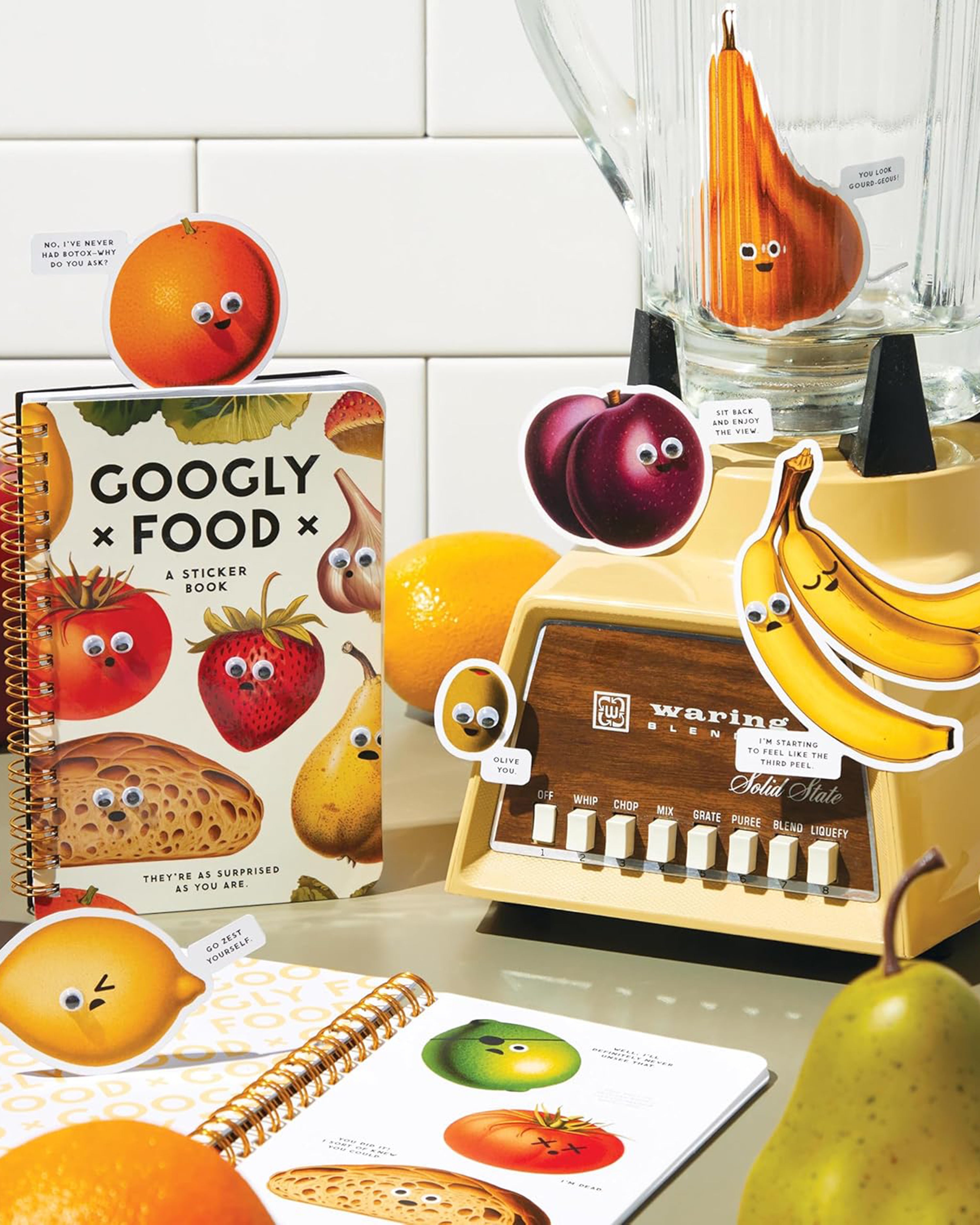 Googly Food Sticker Book