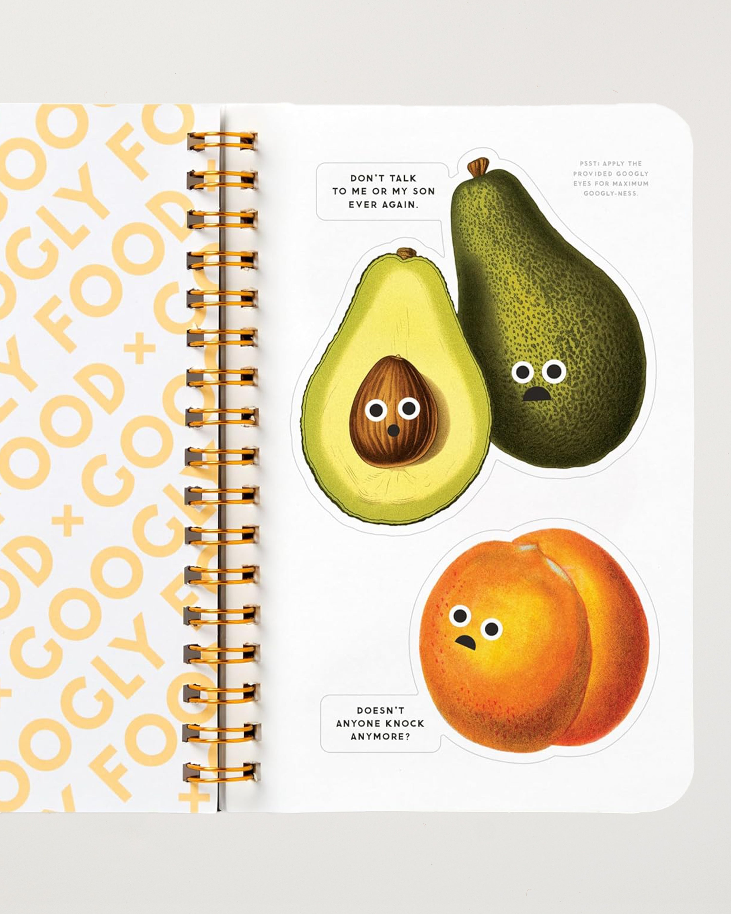 Googly Food Sticker Book