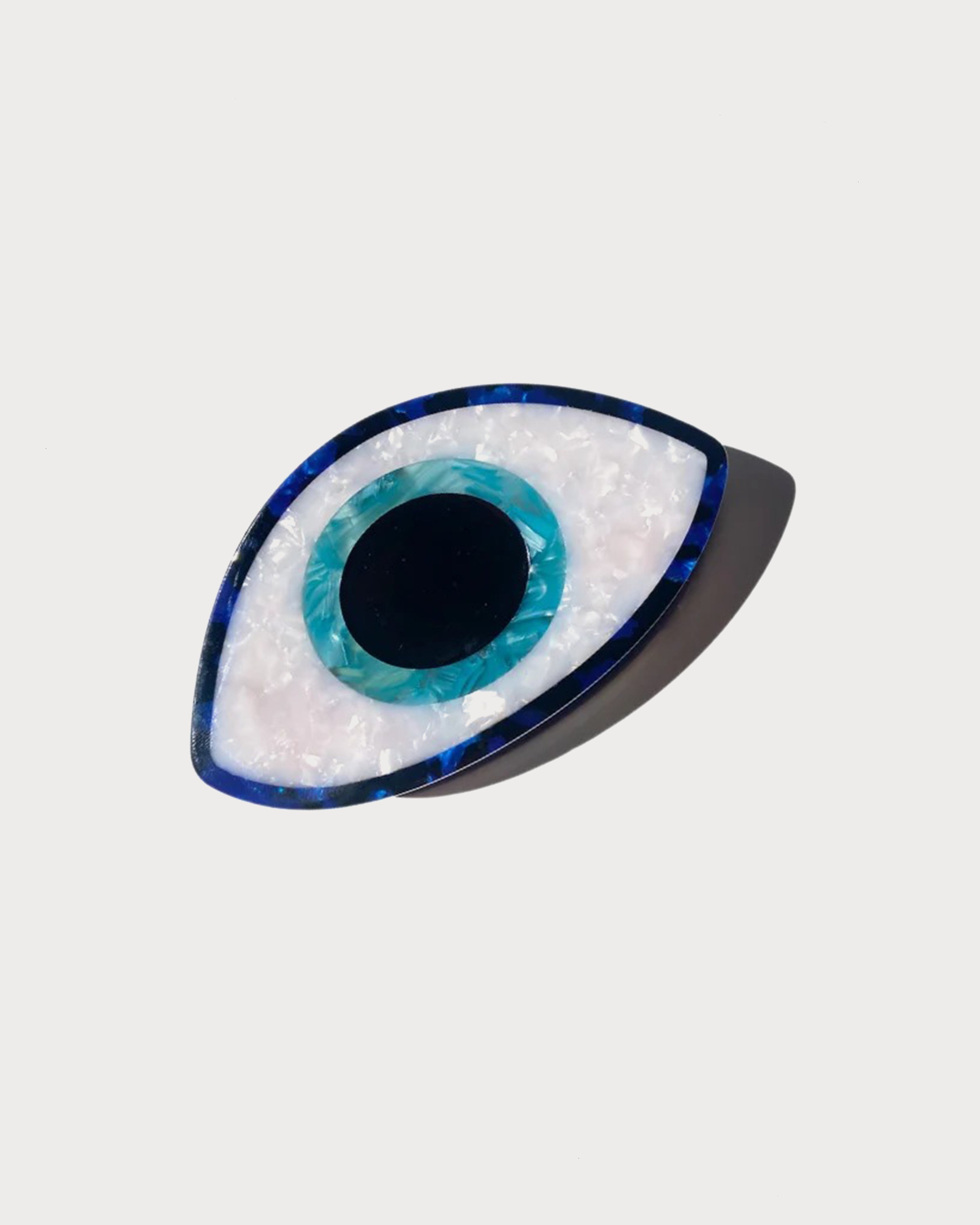 Hand-painted Evil Eye Claw Hair Clip Eco-Friendly