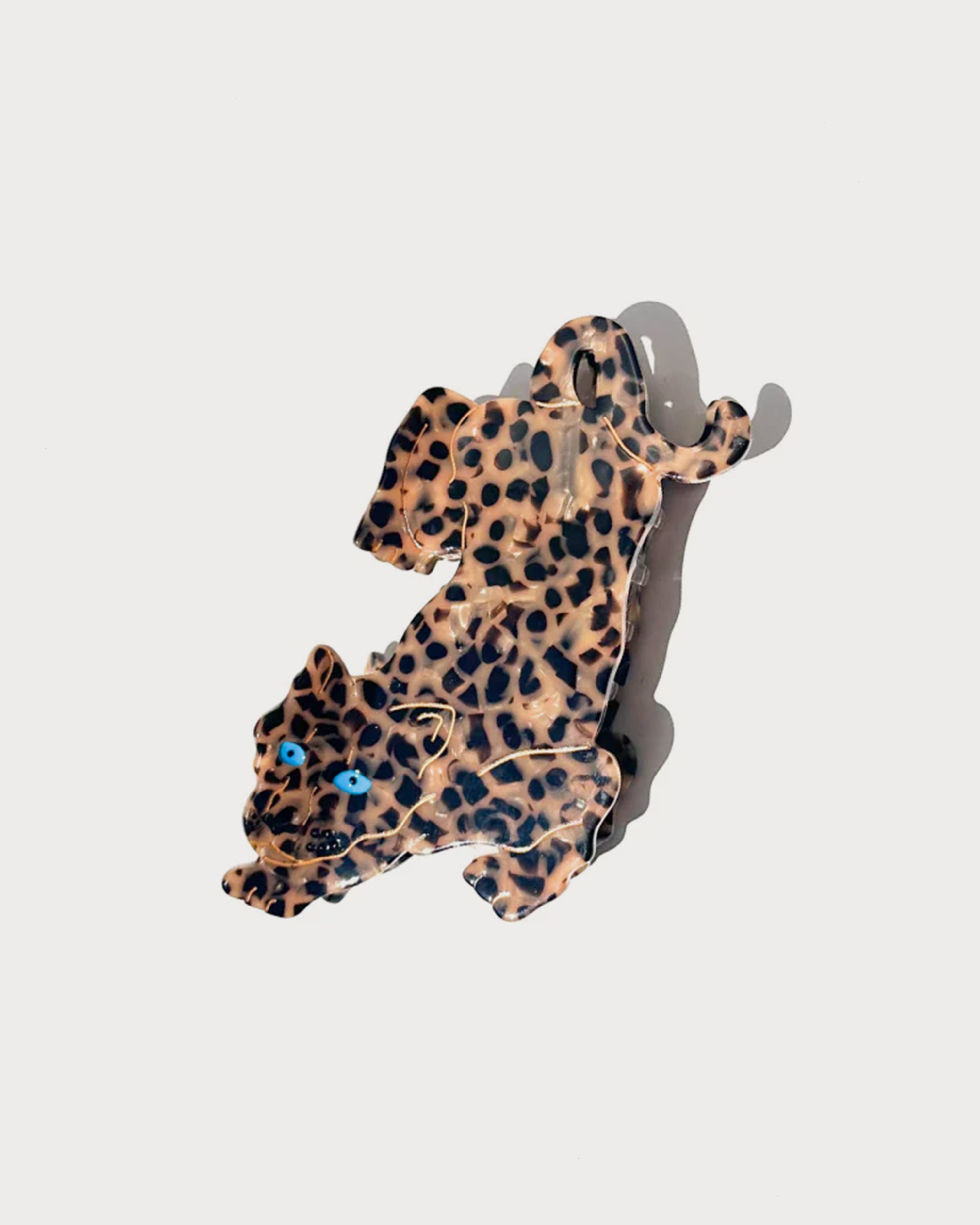 Hand-painted Leopard Claw Hair Clip Eco-Friendly