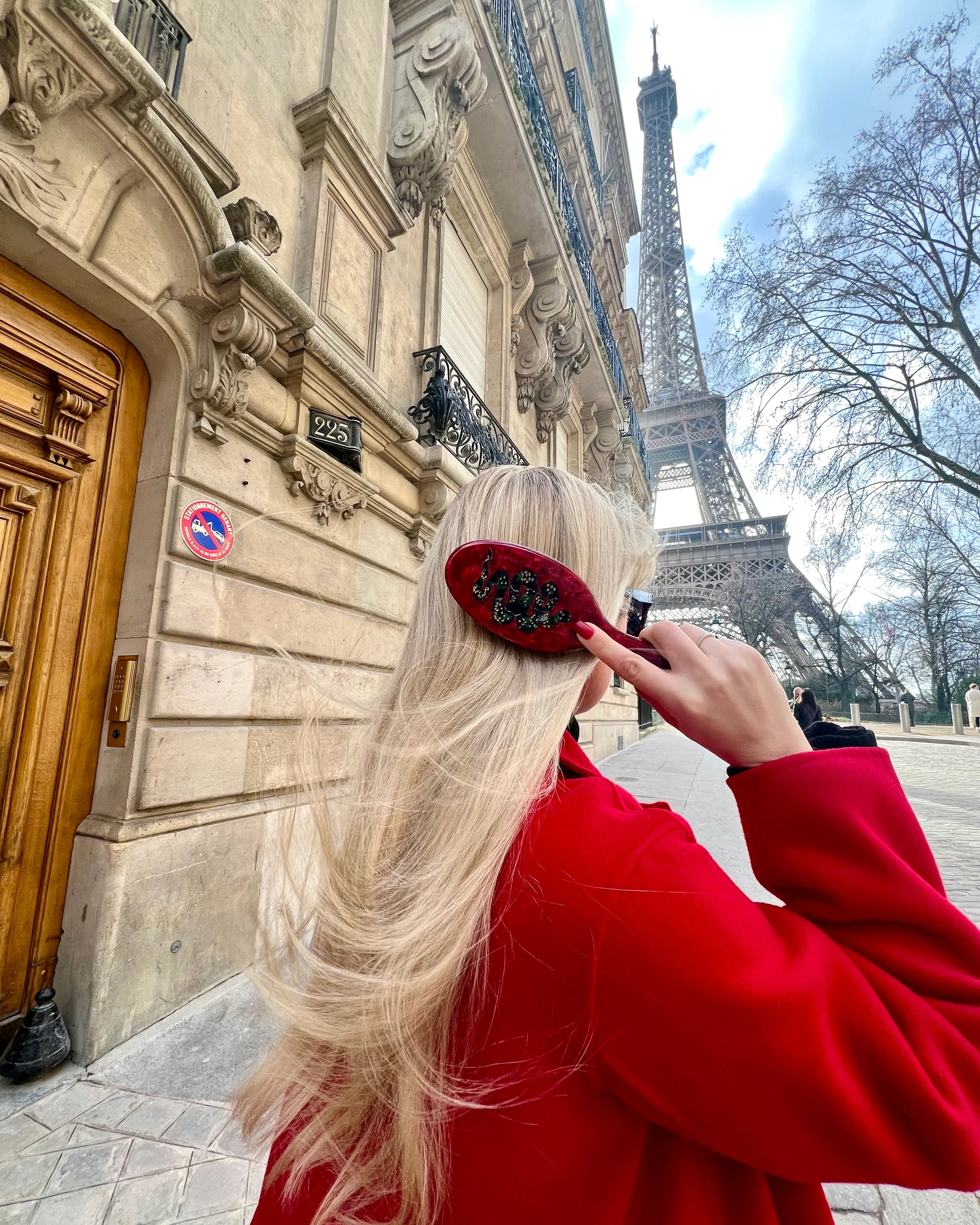 Hand-painted Snake Amazing Hair Day Brush Eco-Friendly