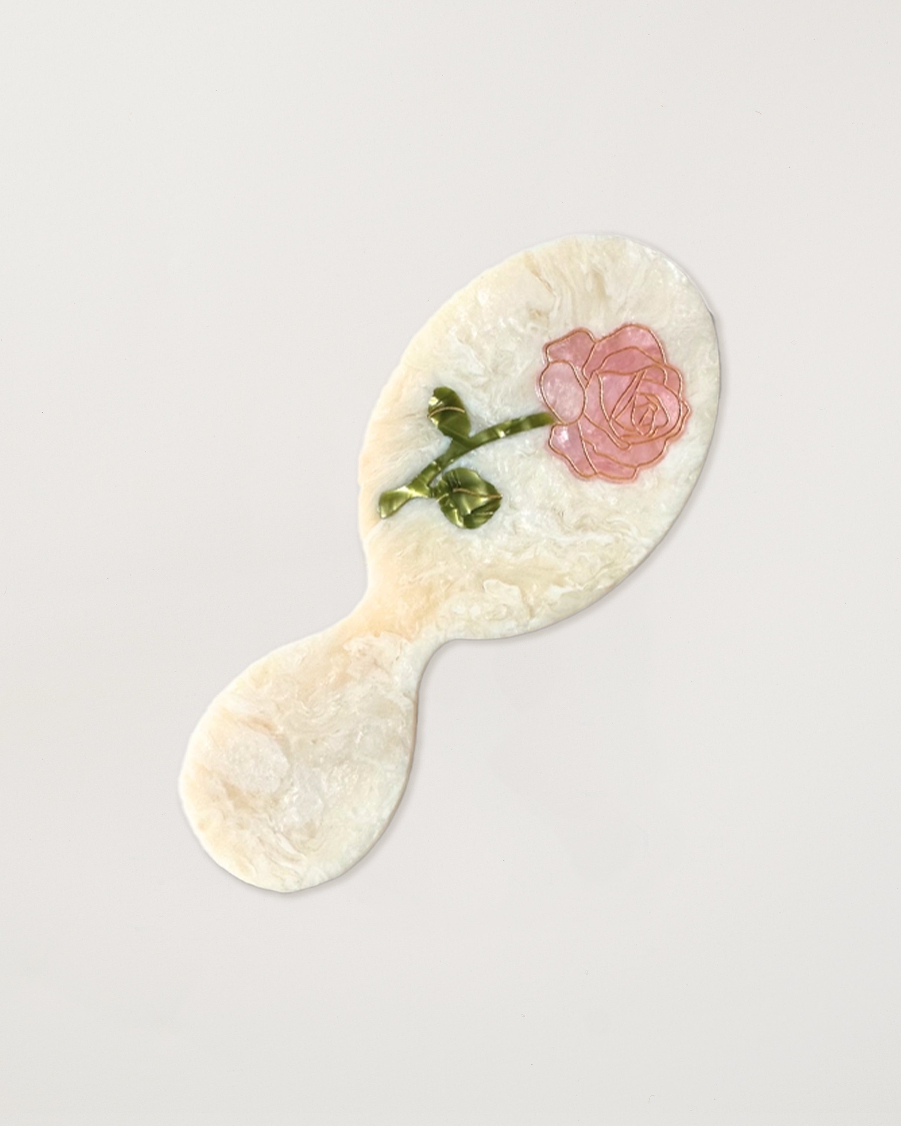 Hand-painted Spring Rose Handbag Hero Brush Eco-Friendly