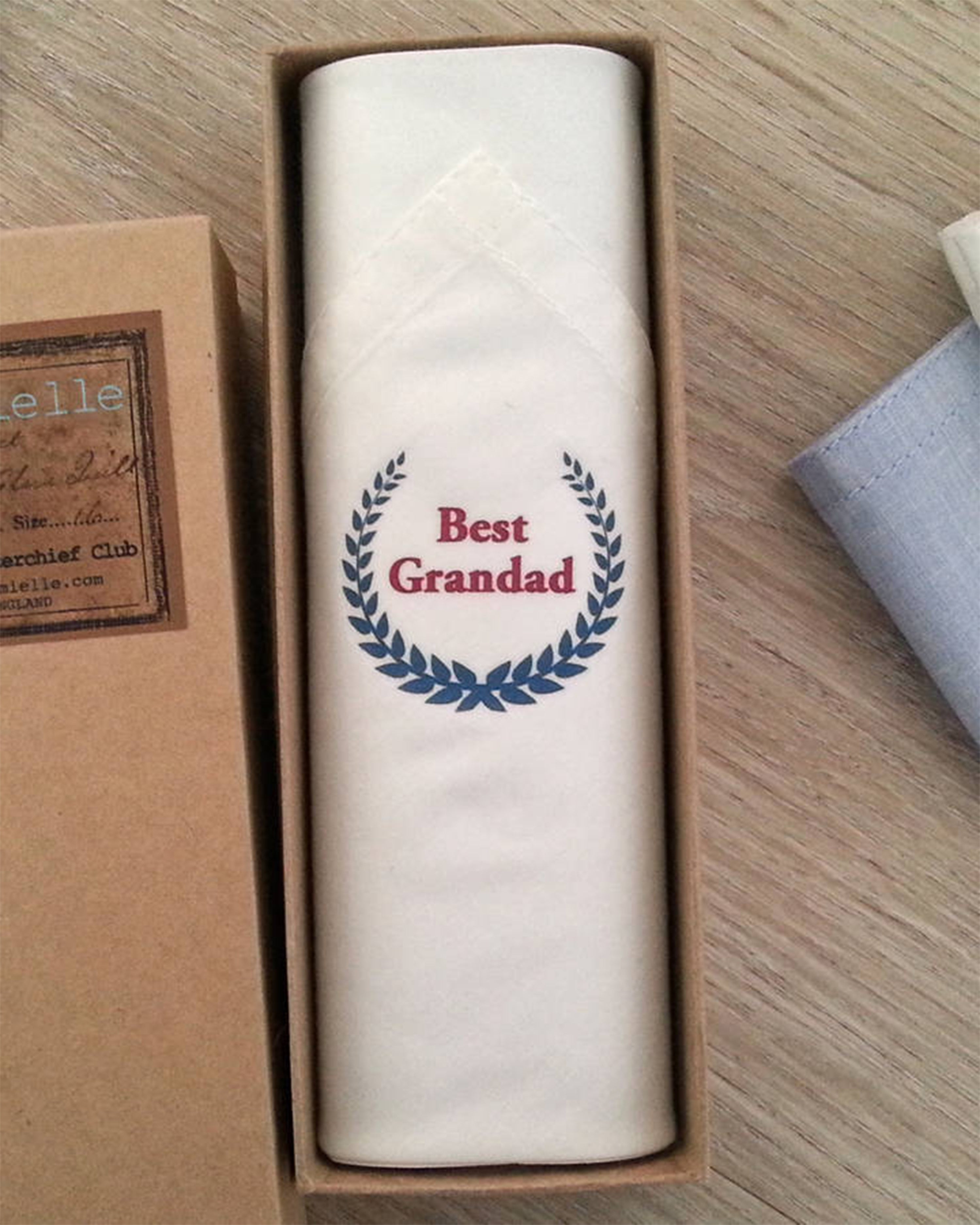 Hankie Best Grandad 40x40cm