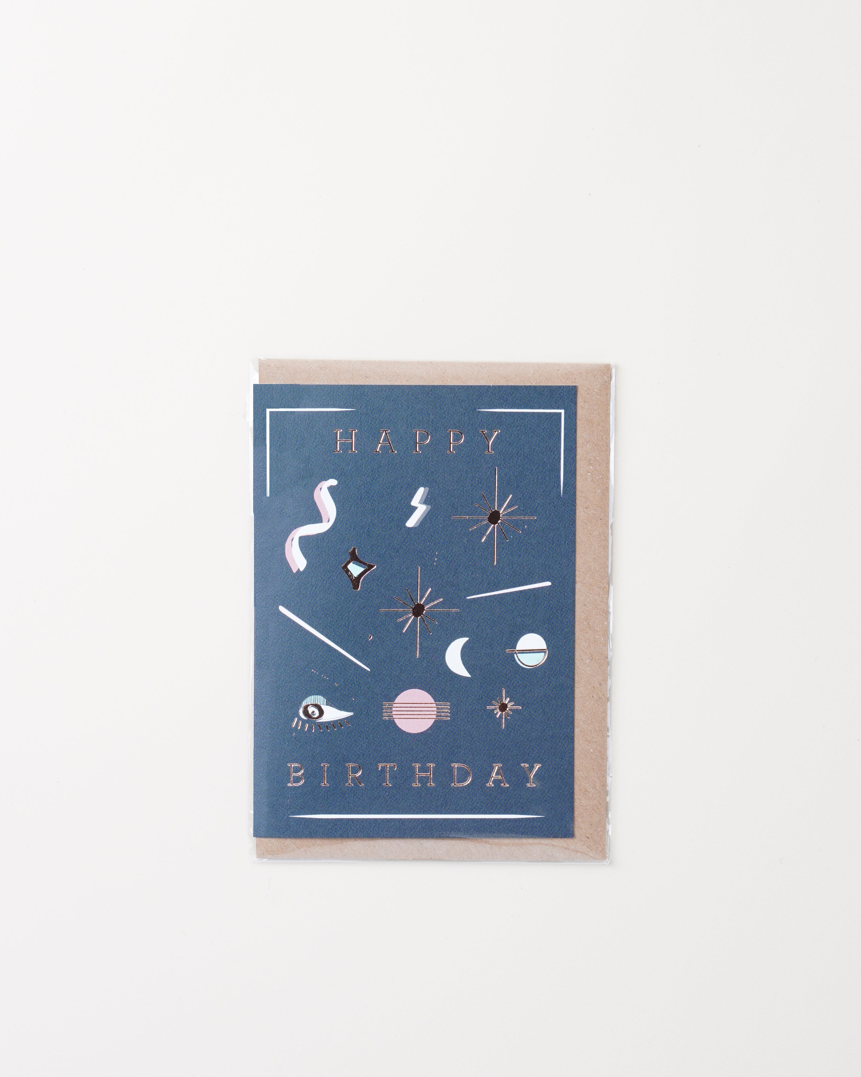 Happy Birthday Night Sky Card
