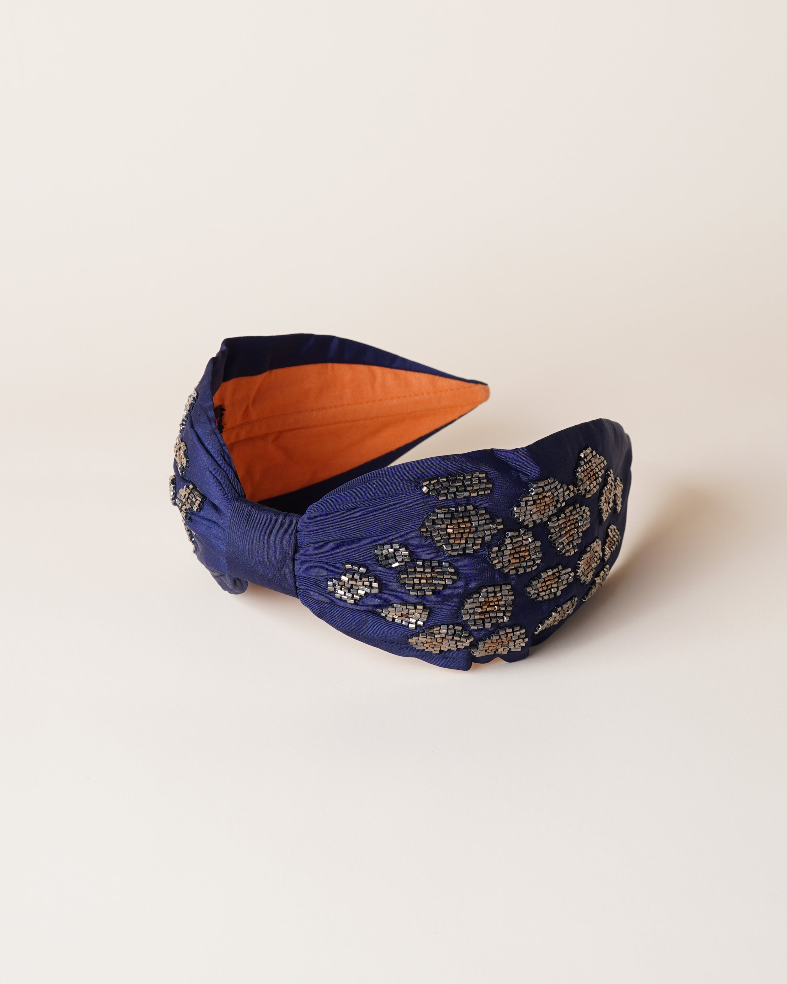 Headband Leopard Gems/Navy