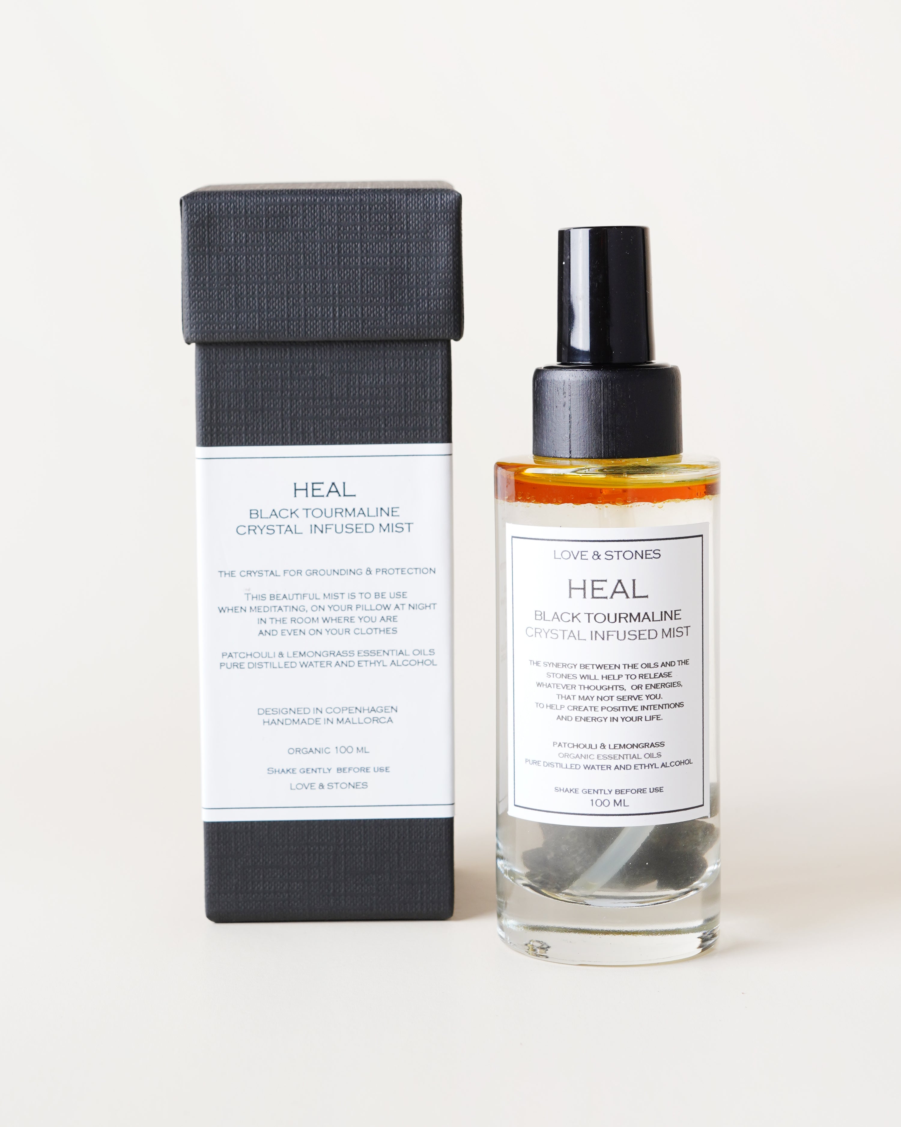 Heal Black Tourmaline Crystal Infused Mist
