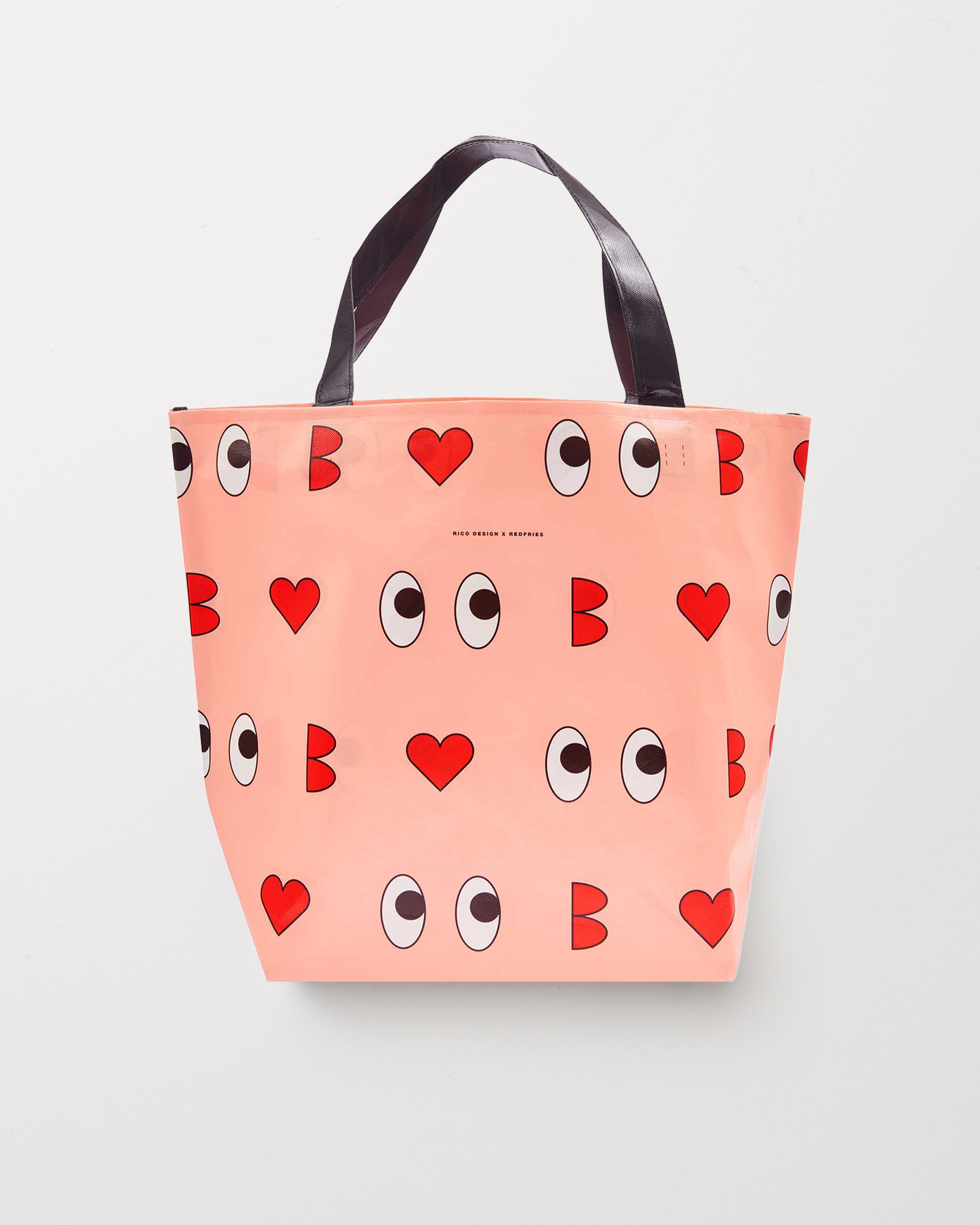 Heart/Eyes Pink Bag