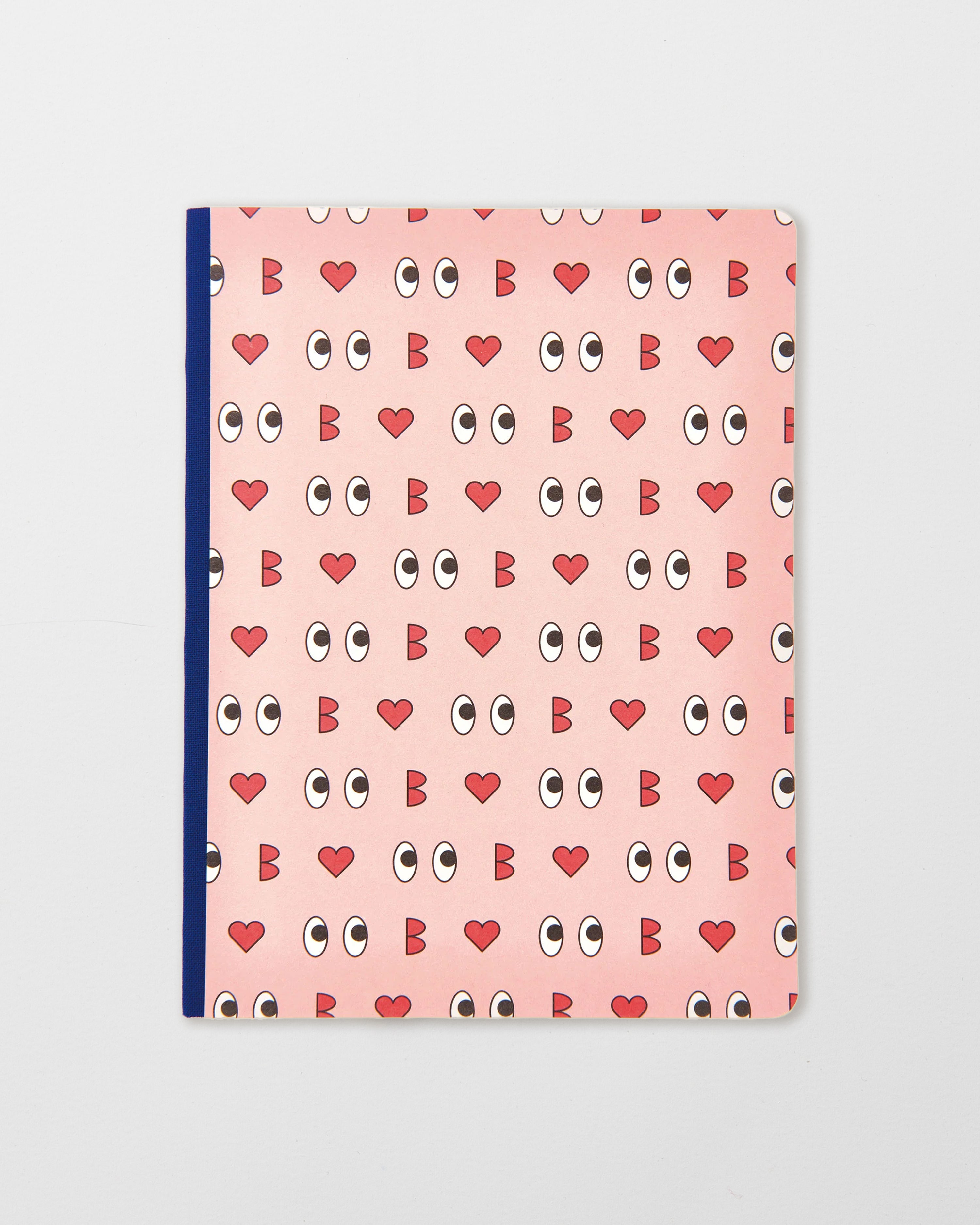 Heart/Eyes Pink Notebook