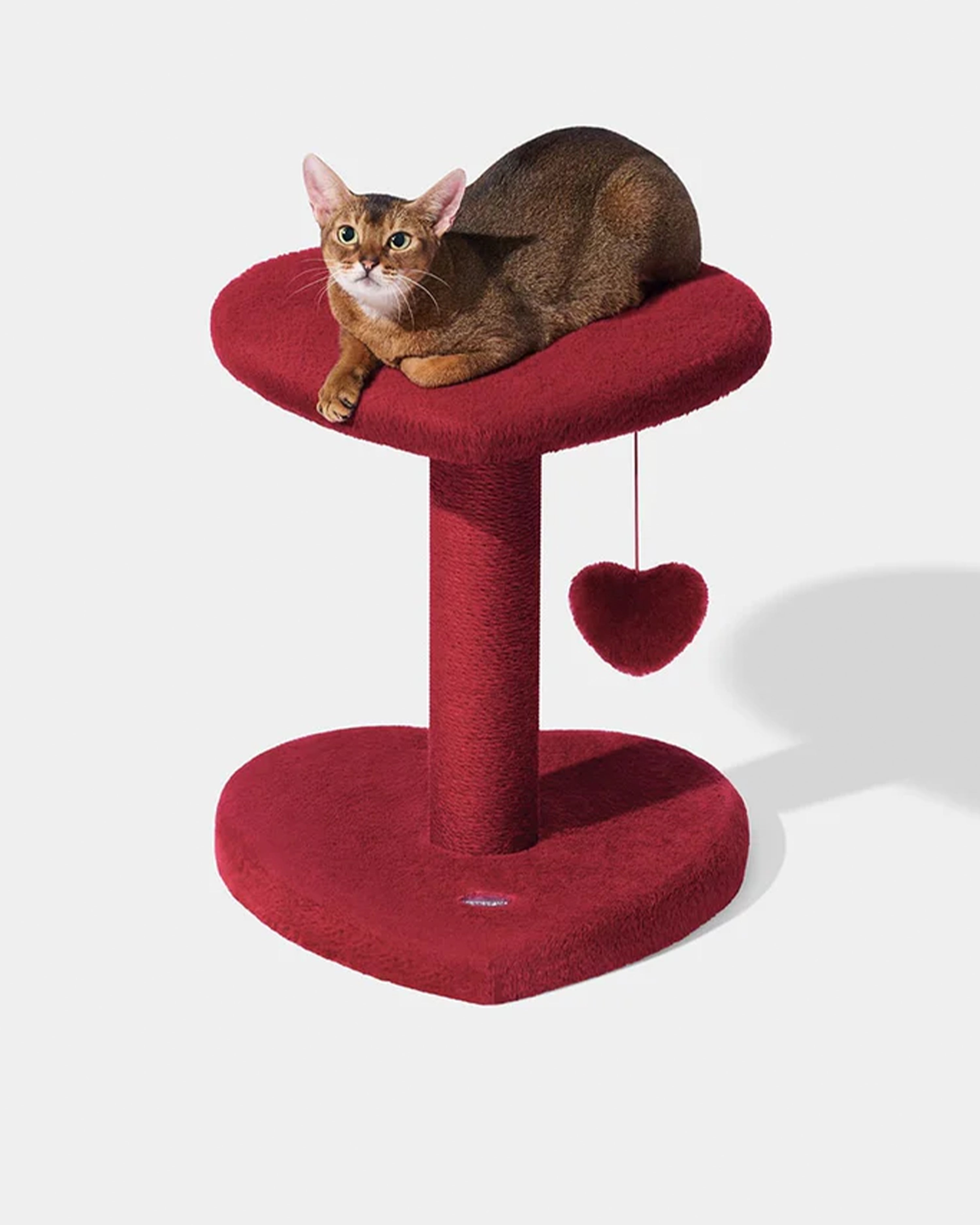 Heartpurrouge Cat Climber Two Platforms