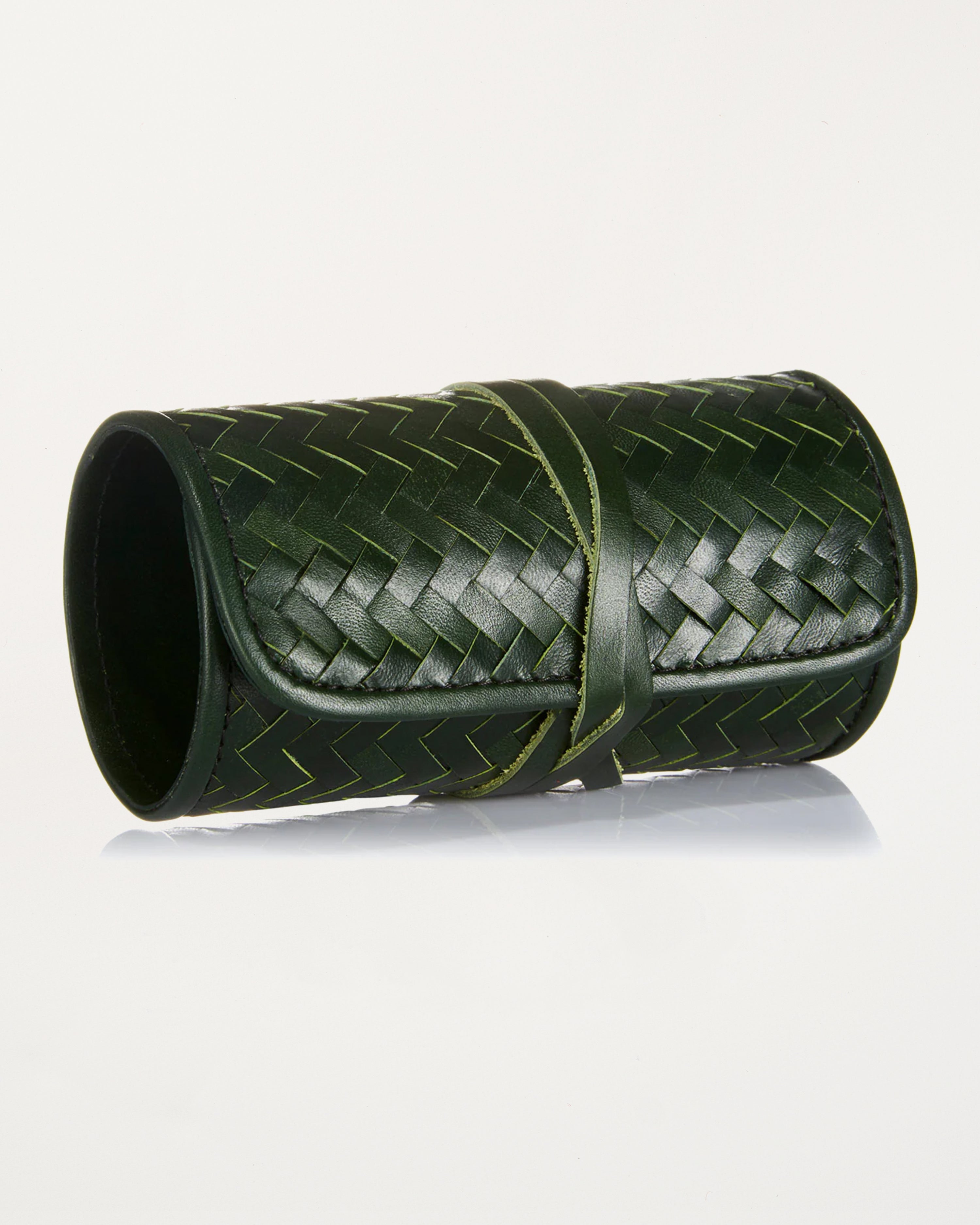 Herringbone Grooming Roll, Racing Green