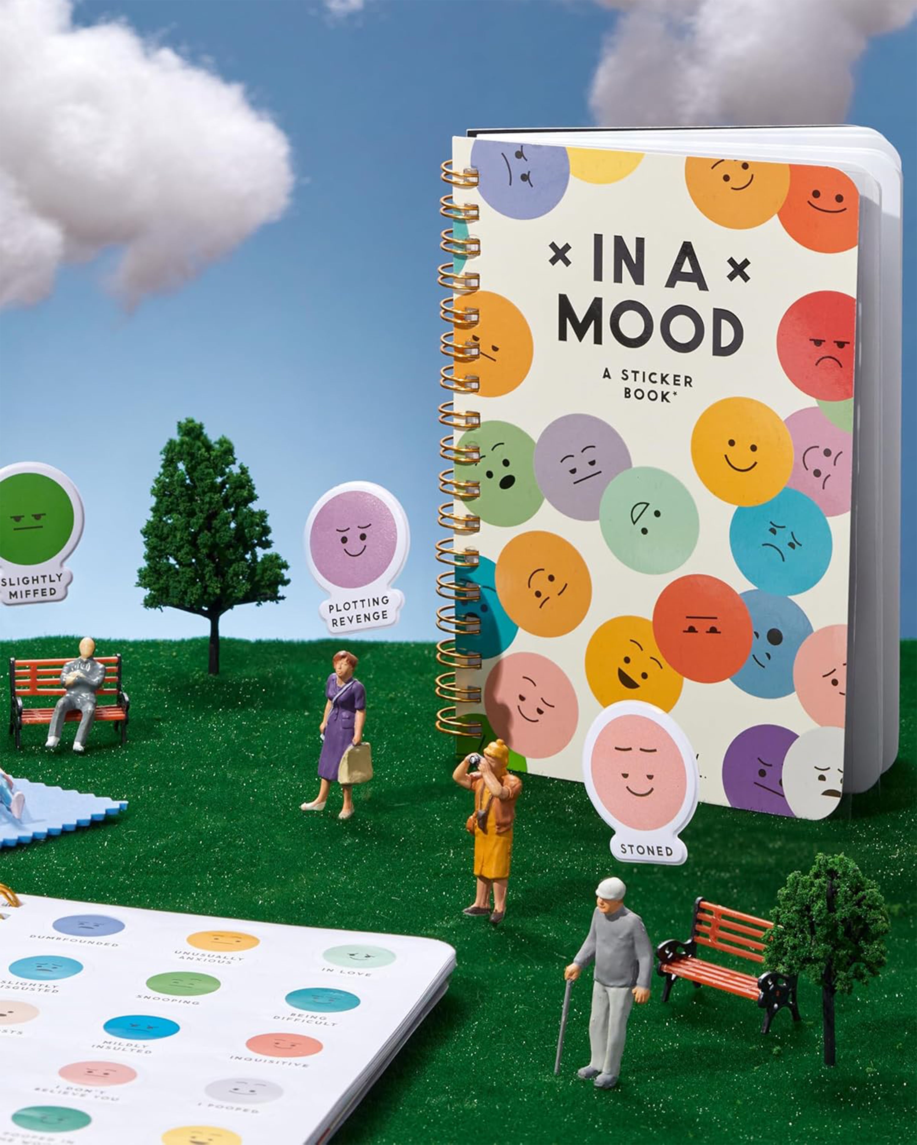 In A Mood Sticker Book