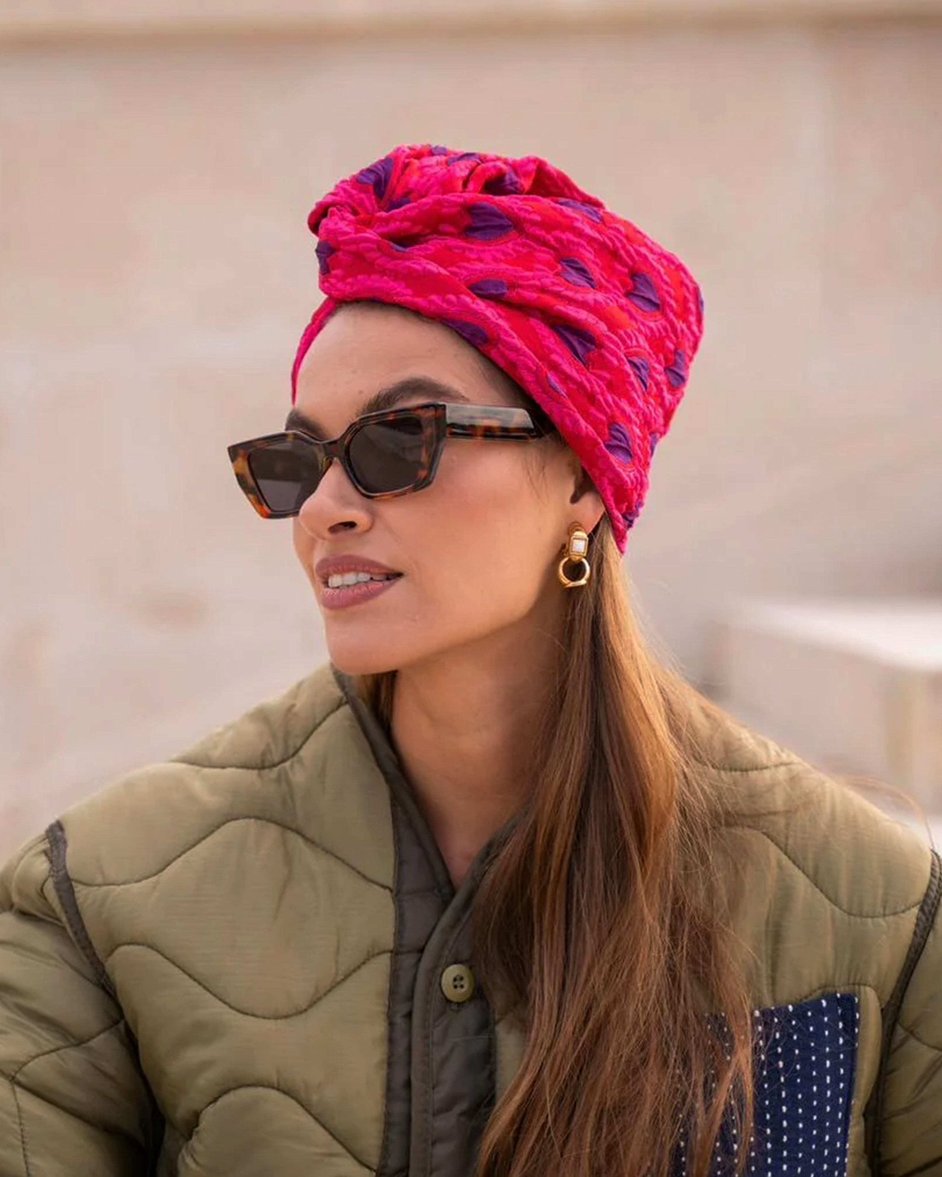 Jacquard Turban Pop Premium Medium