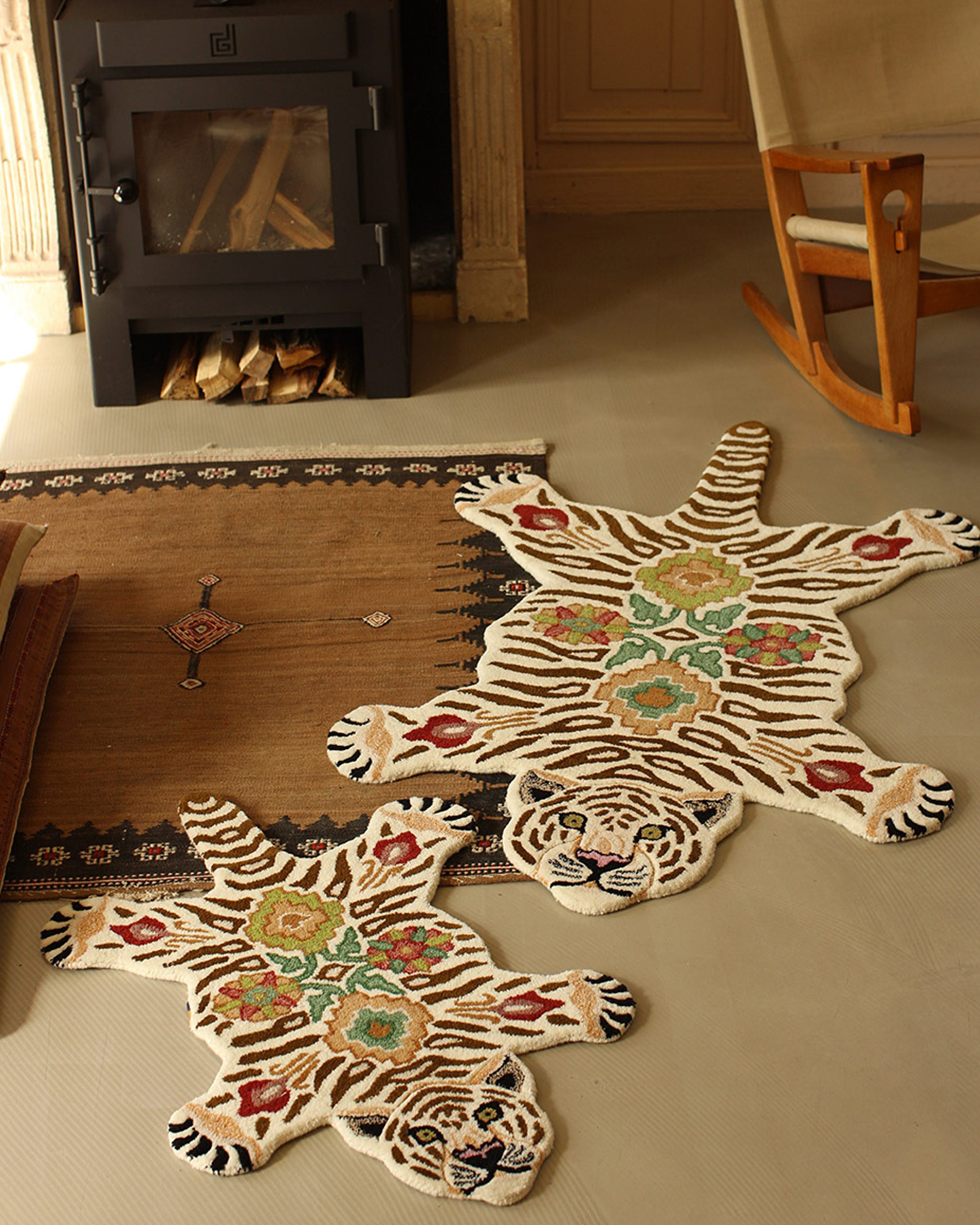 Jill Tiger Rug Large