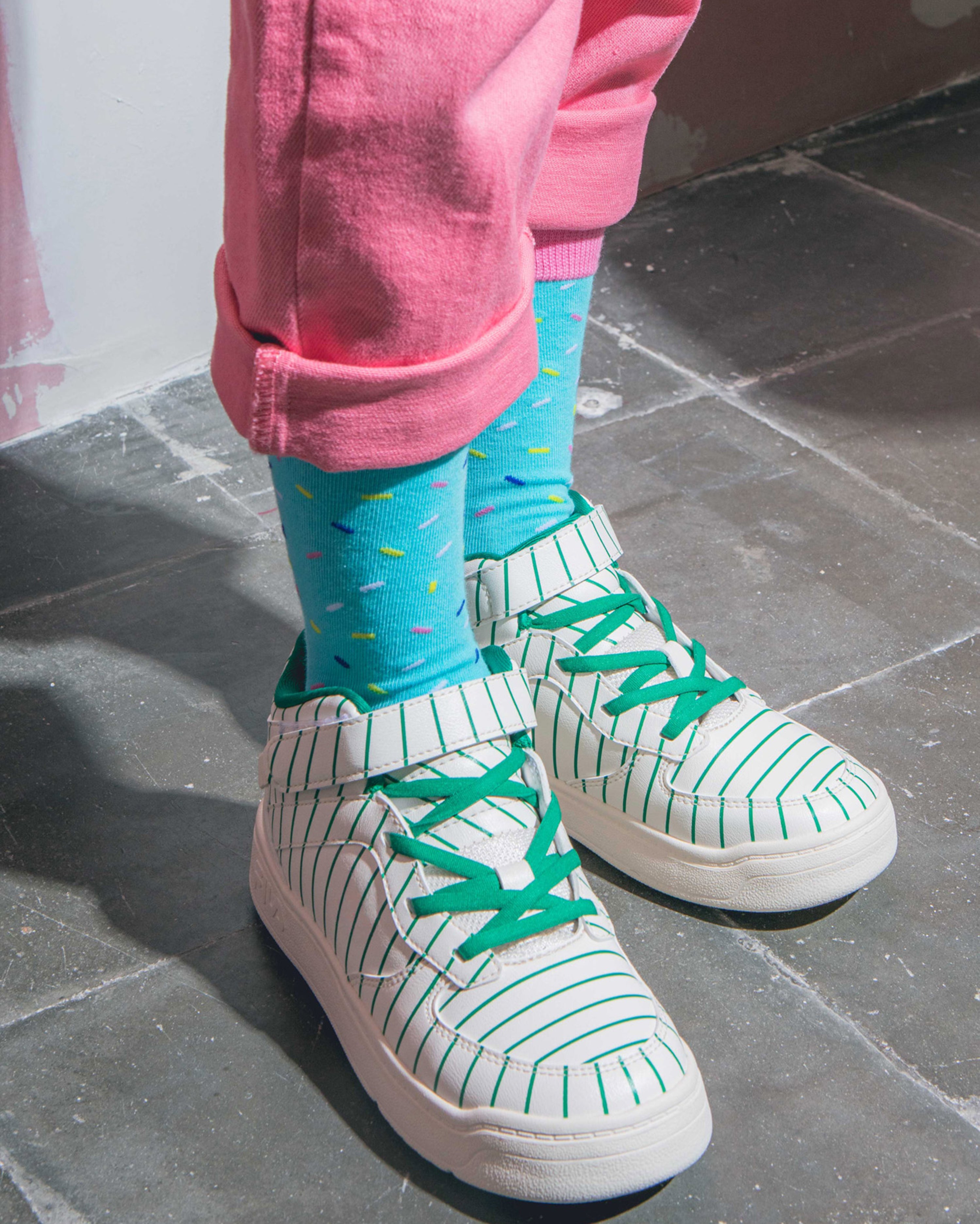 Joe's Donut Kids Blue Socks