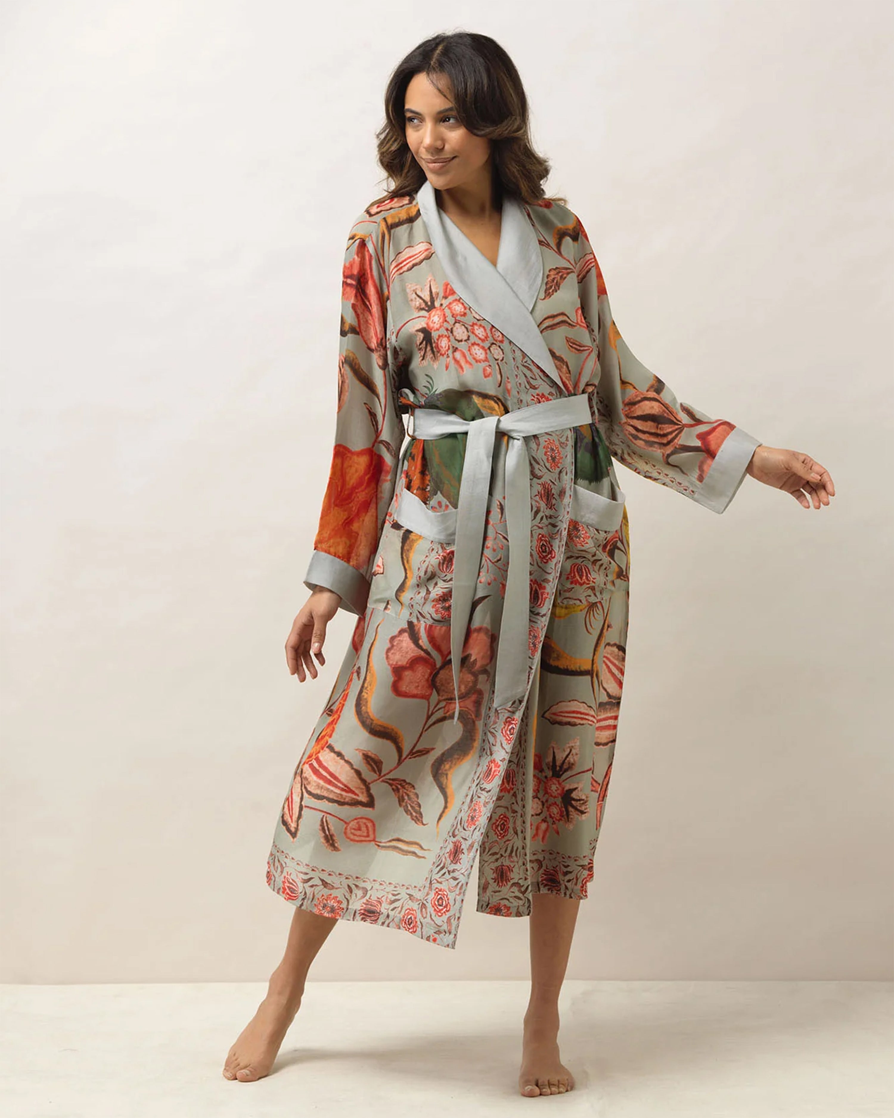 Joy Grey Gown