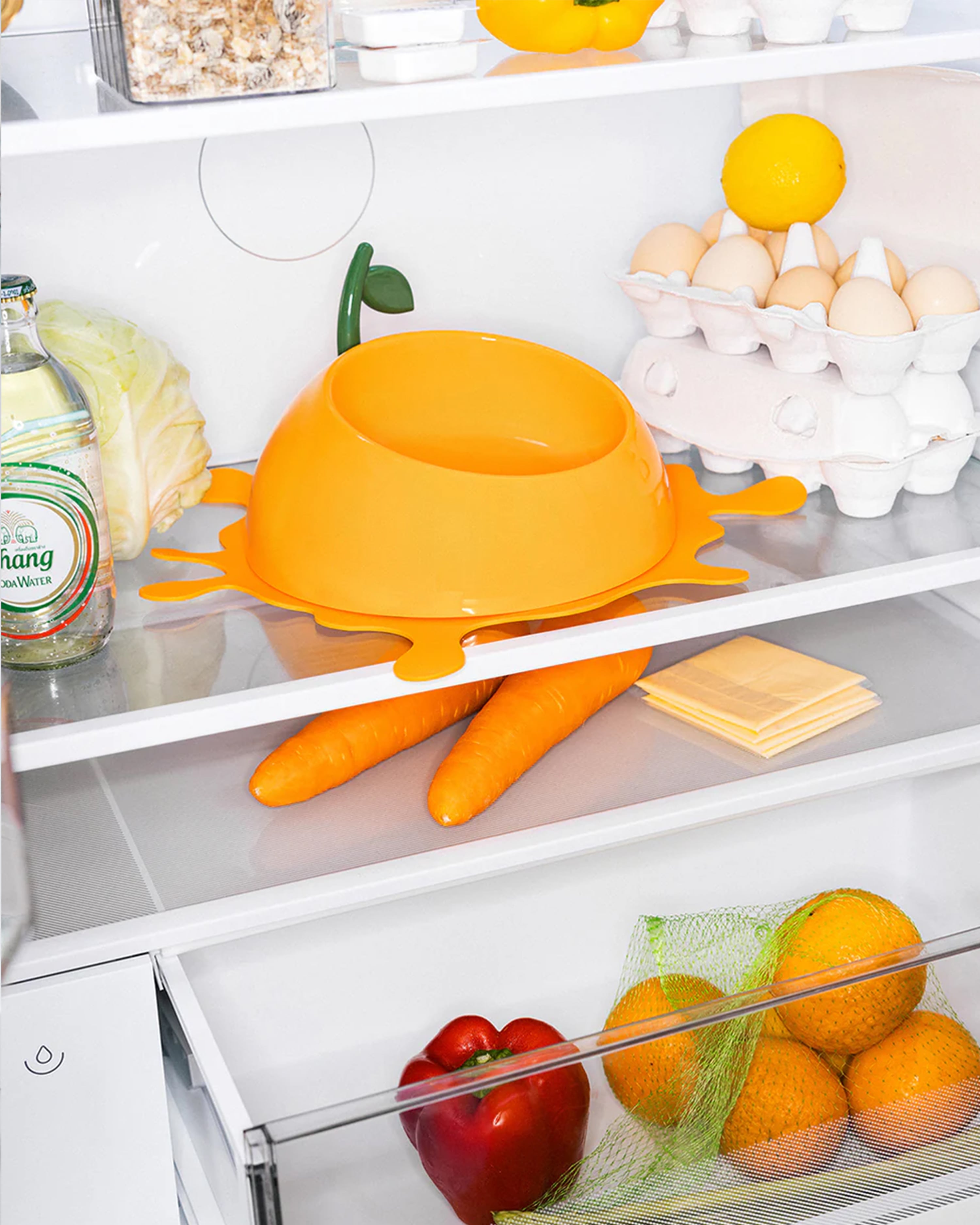 Juicy Tangerine Pet Bowl, Spoon & Mat Set