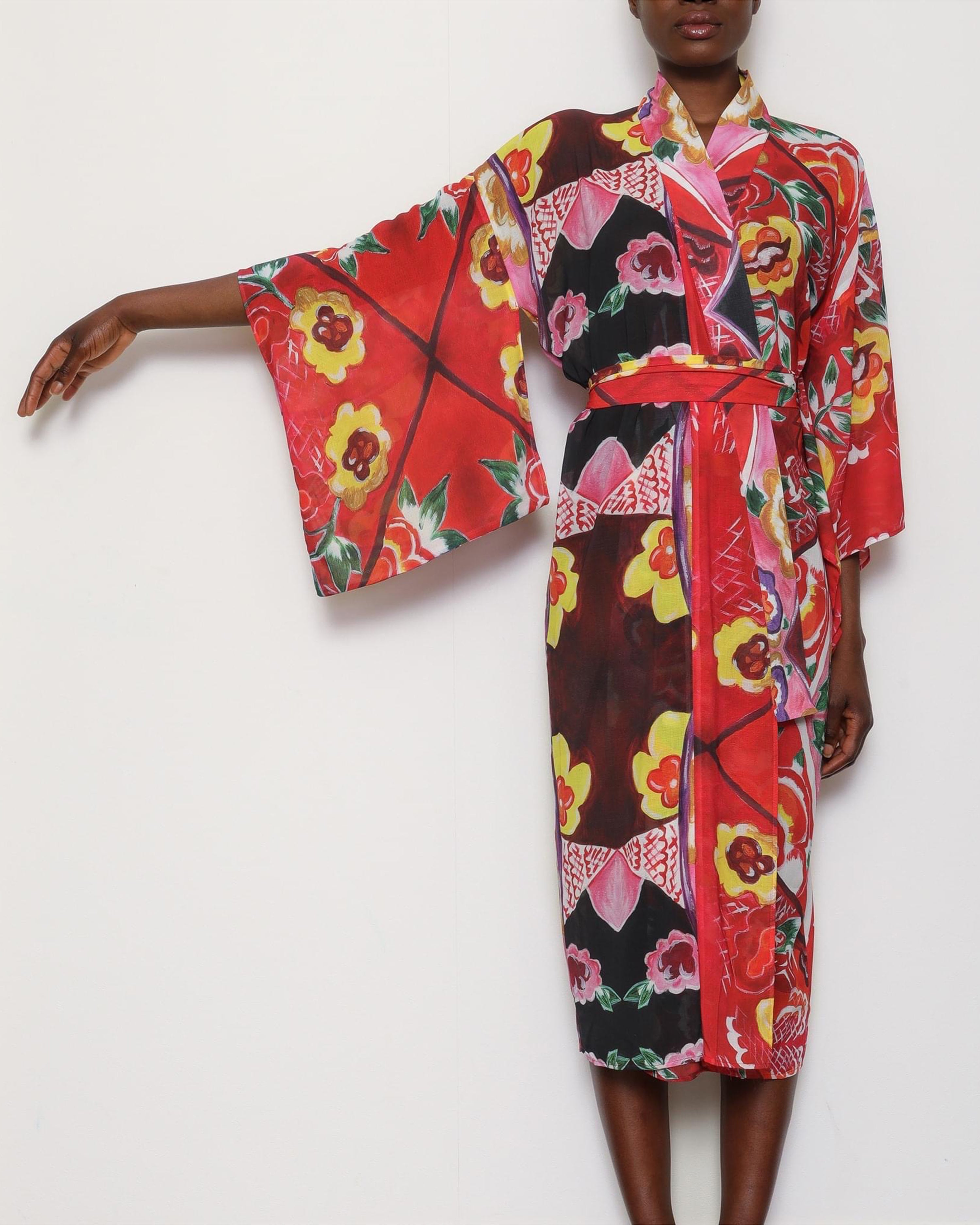 Kimono/Ornaments Red