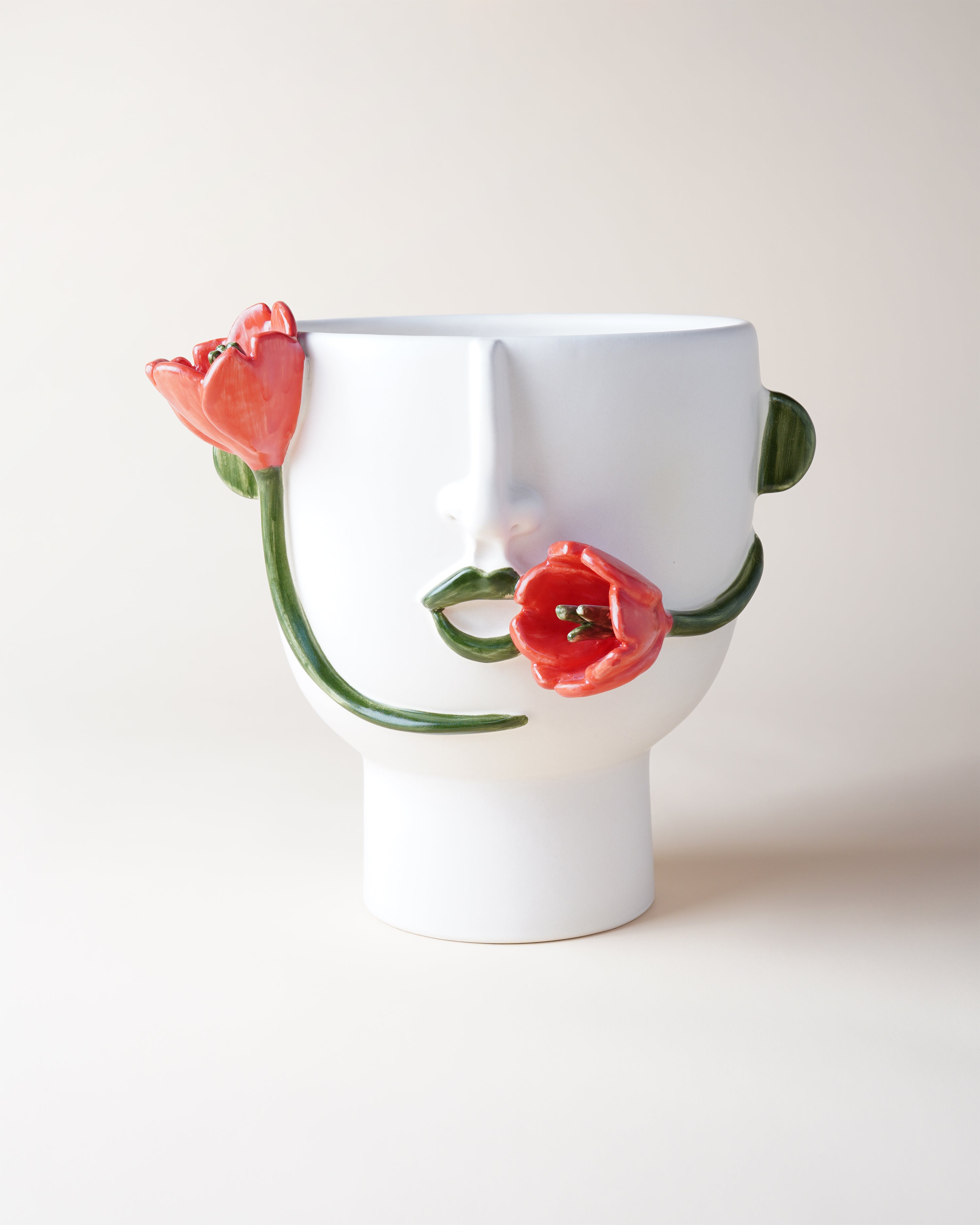 La Conturbante Red Tulips Medium Vase