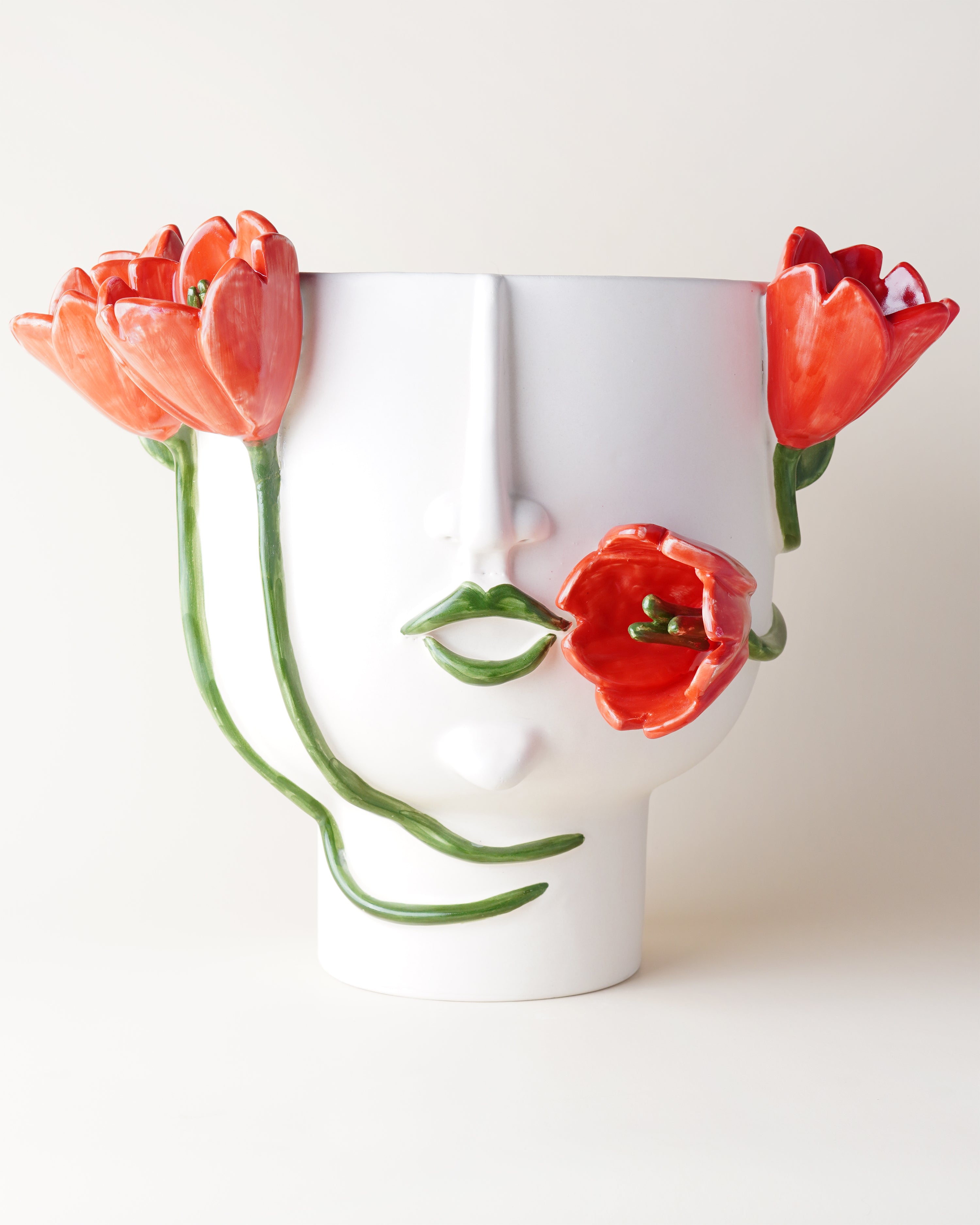 La Conturbante Red Tulips XLarge Vase