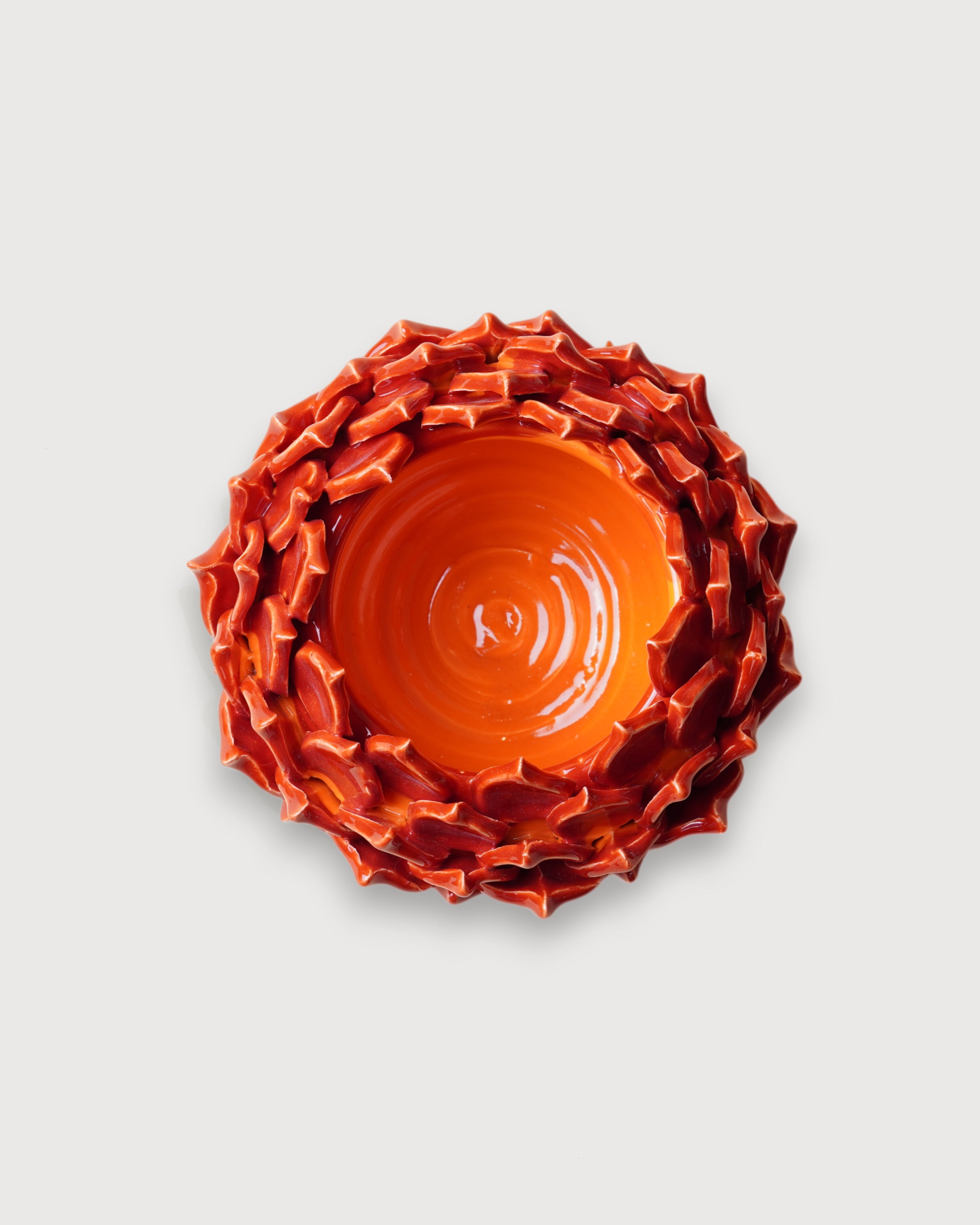 La Cynara Red and Orange Medium Vase