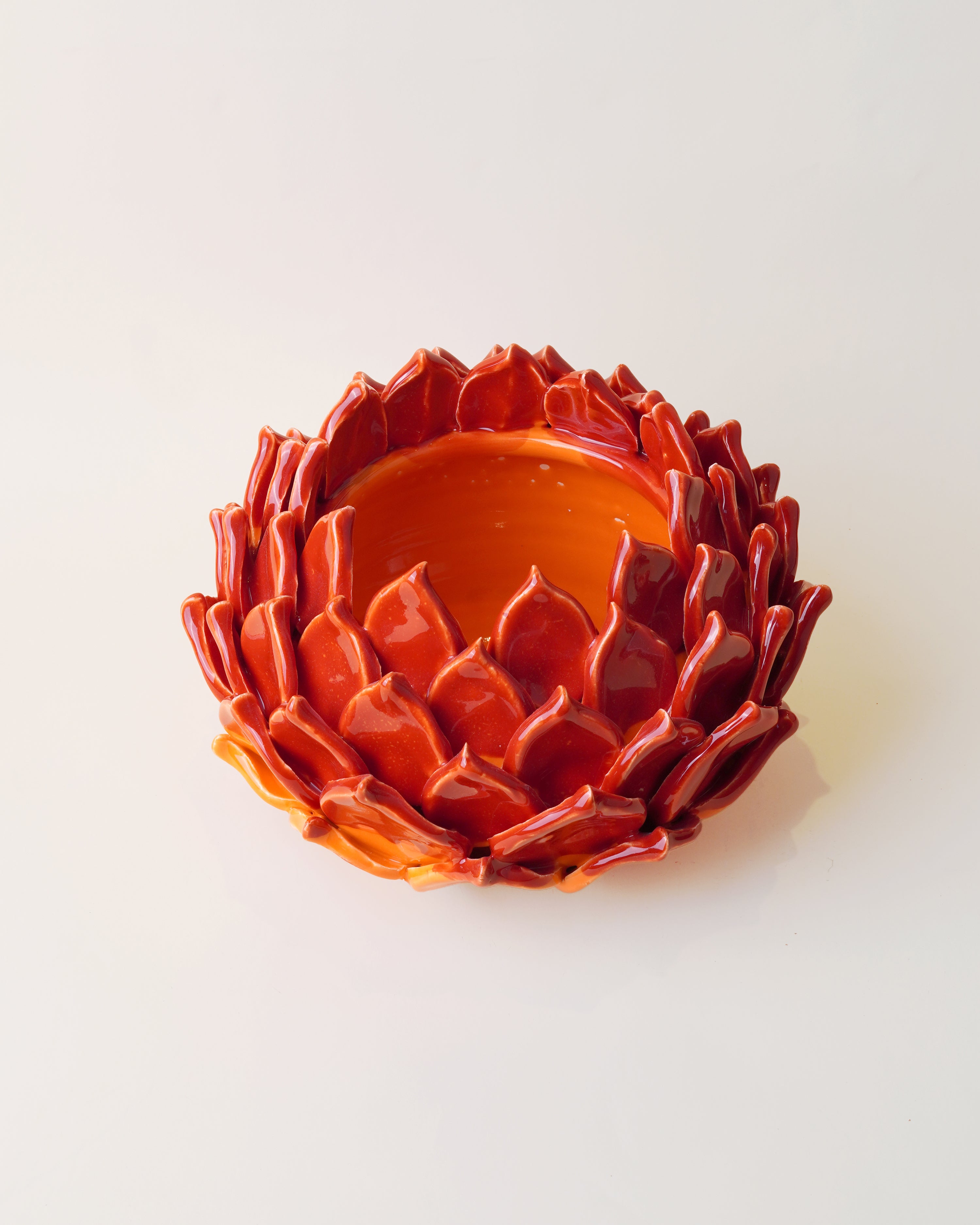 La Cynara Red and Orange Medium Vase