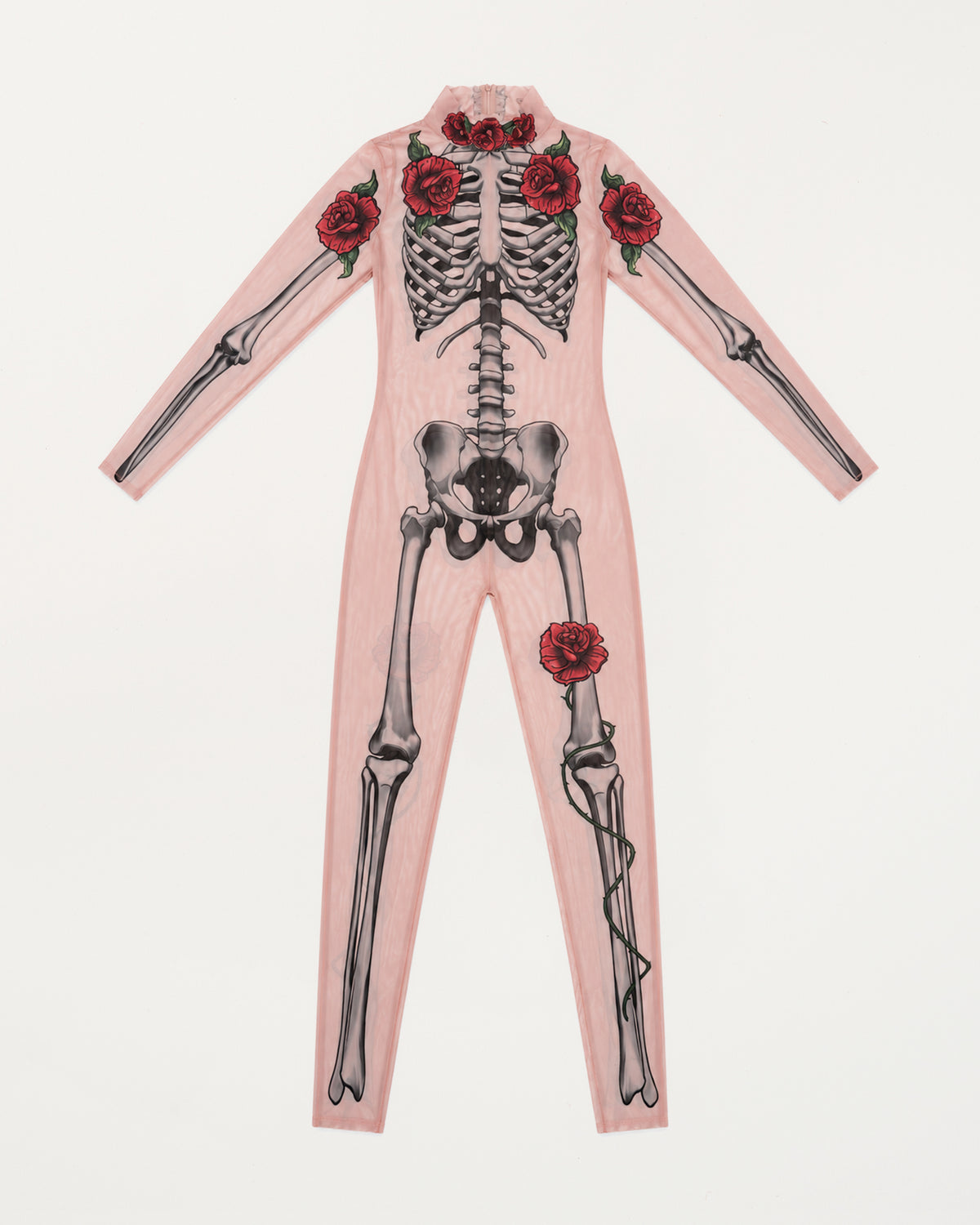 Lady Death Tat Skeleton Catsuit