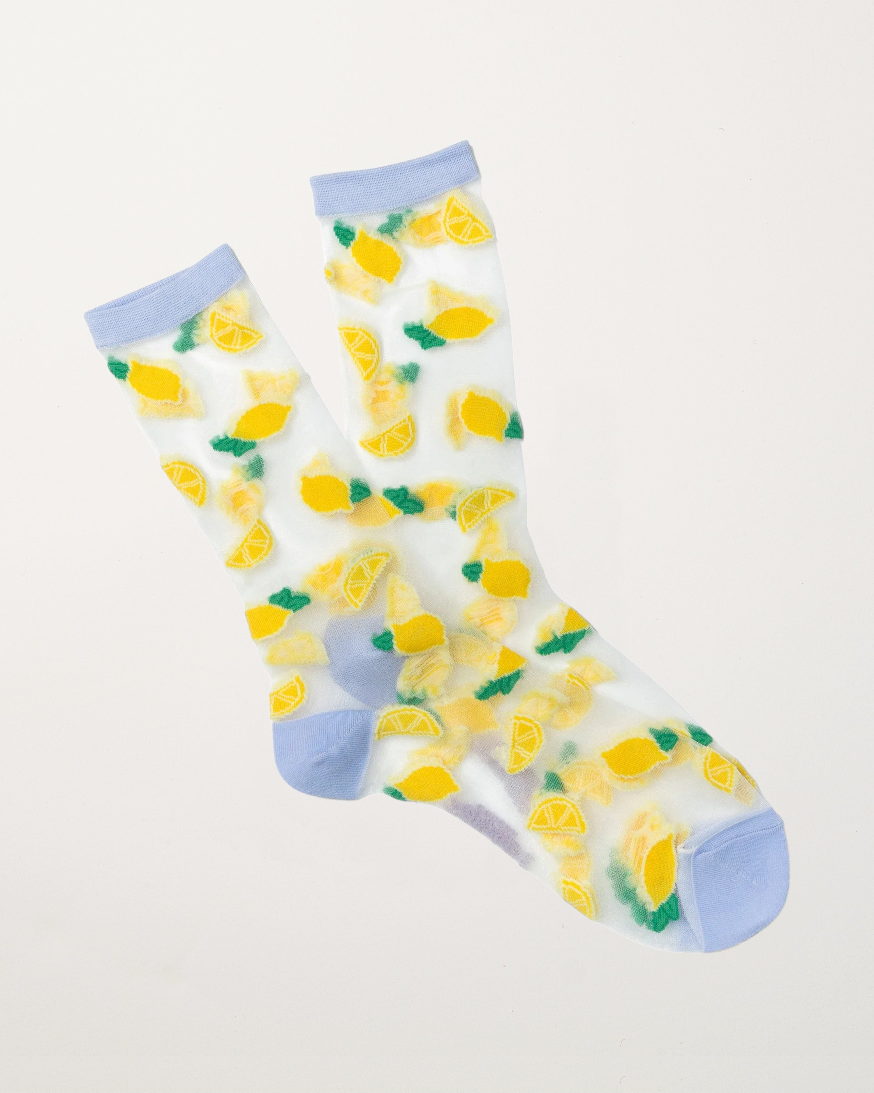 Lemon Sheer Socks
