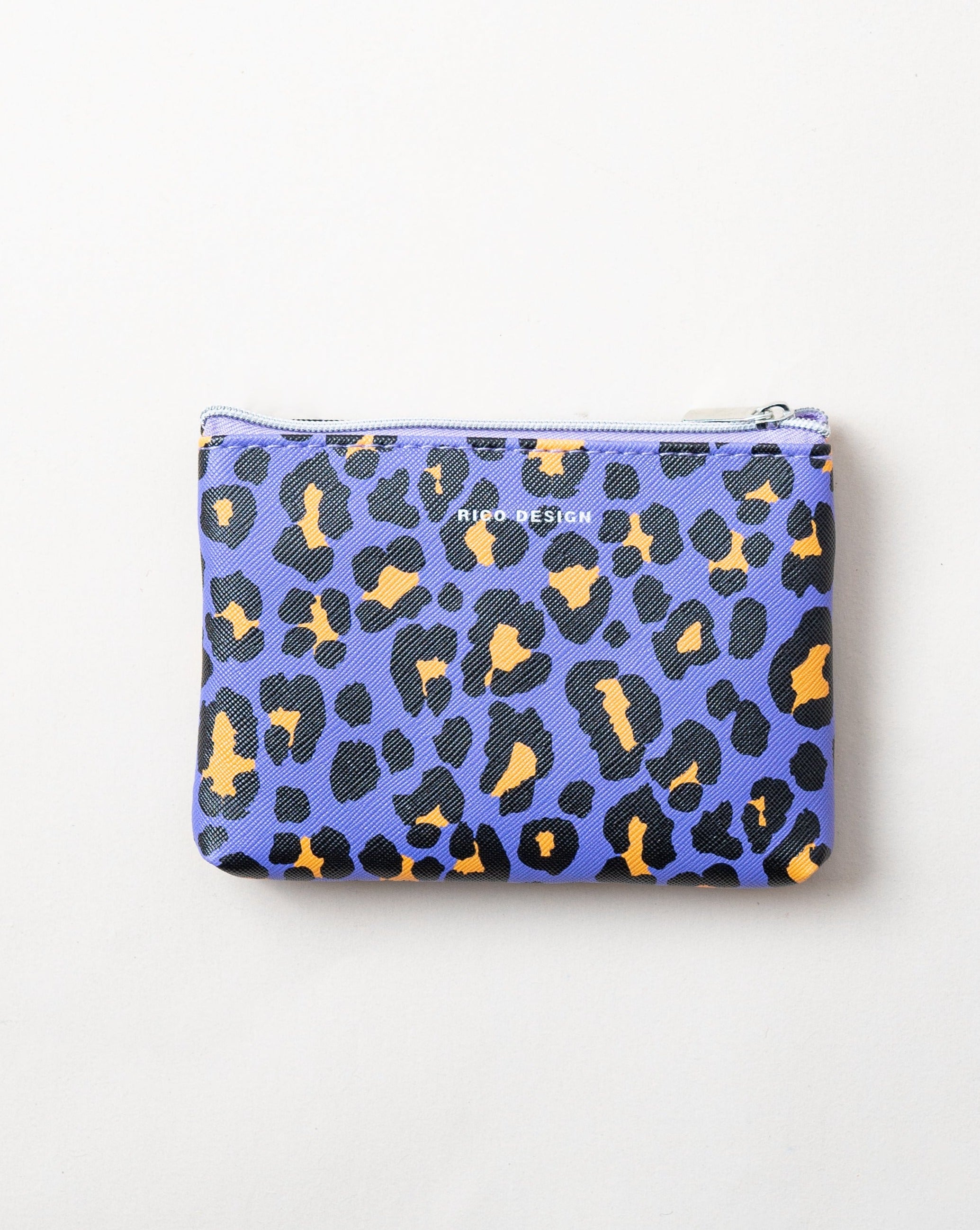 Leopard Print Pouch/Purple