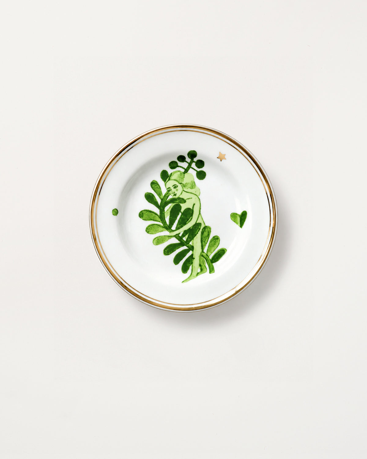 Little Plate/Woman Branch D9.5cm