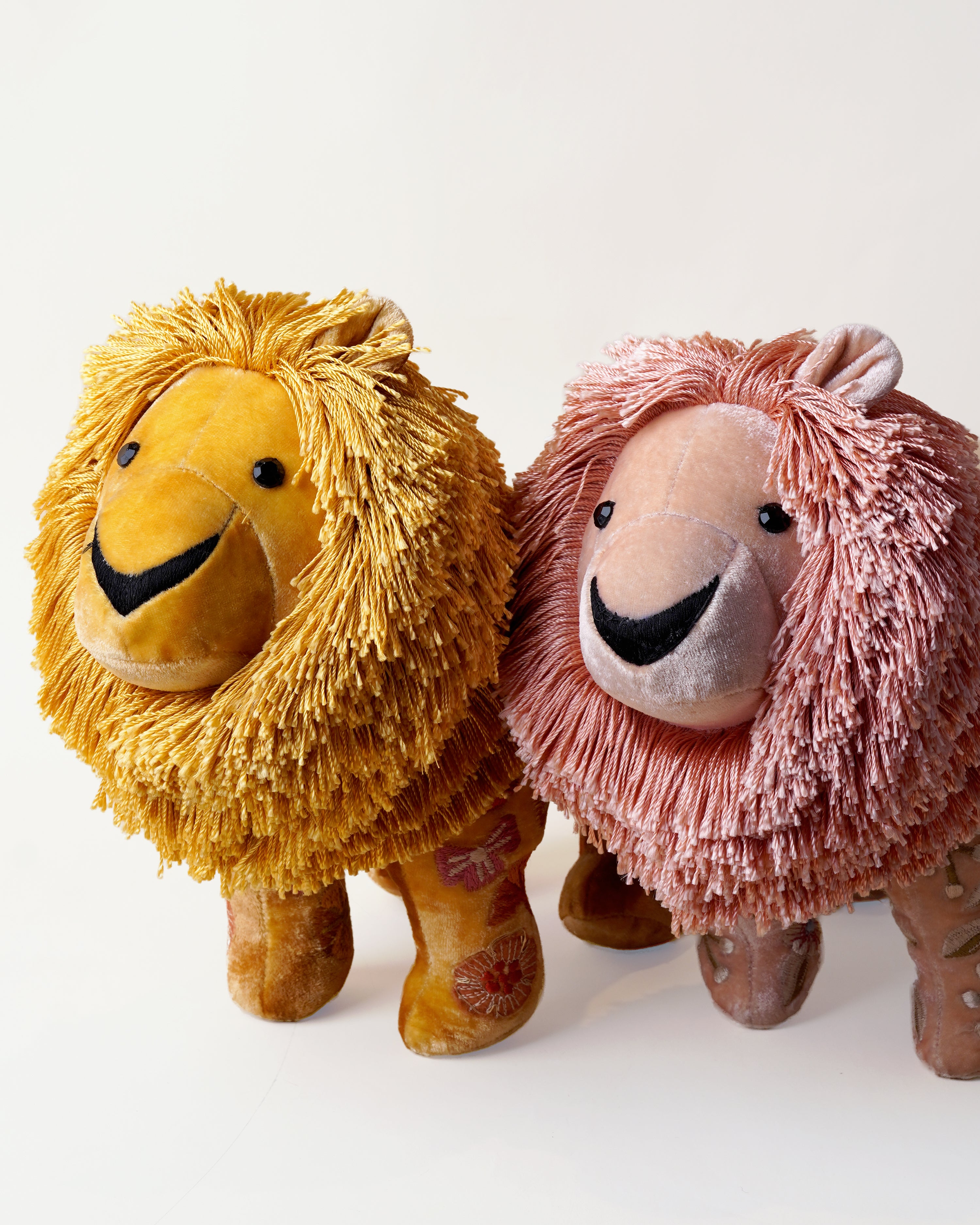 Liza Pink Quartz Lion Big