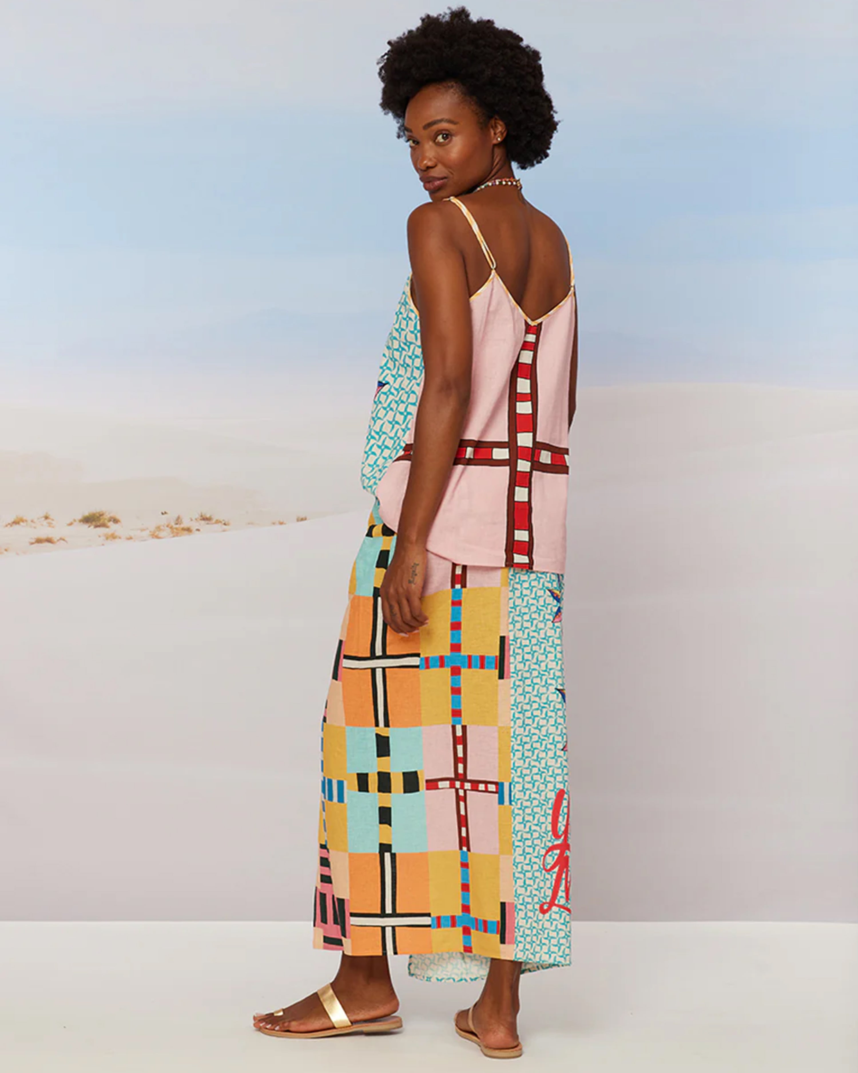 Luna Pow Wow Tie Front Skirt