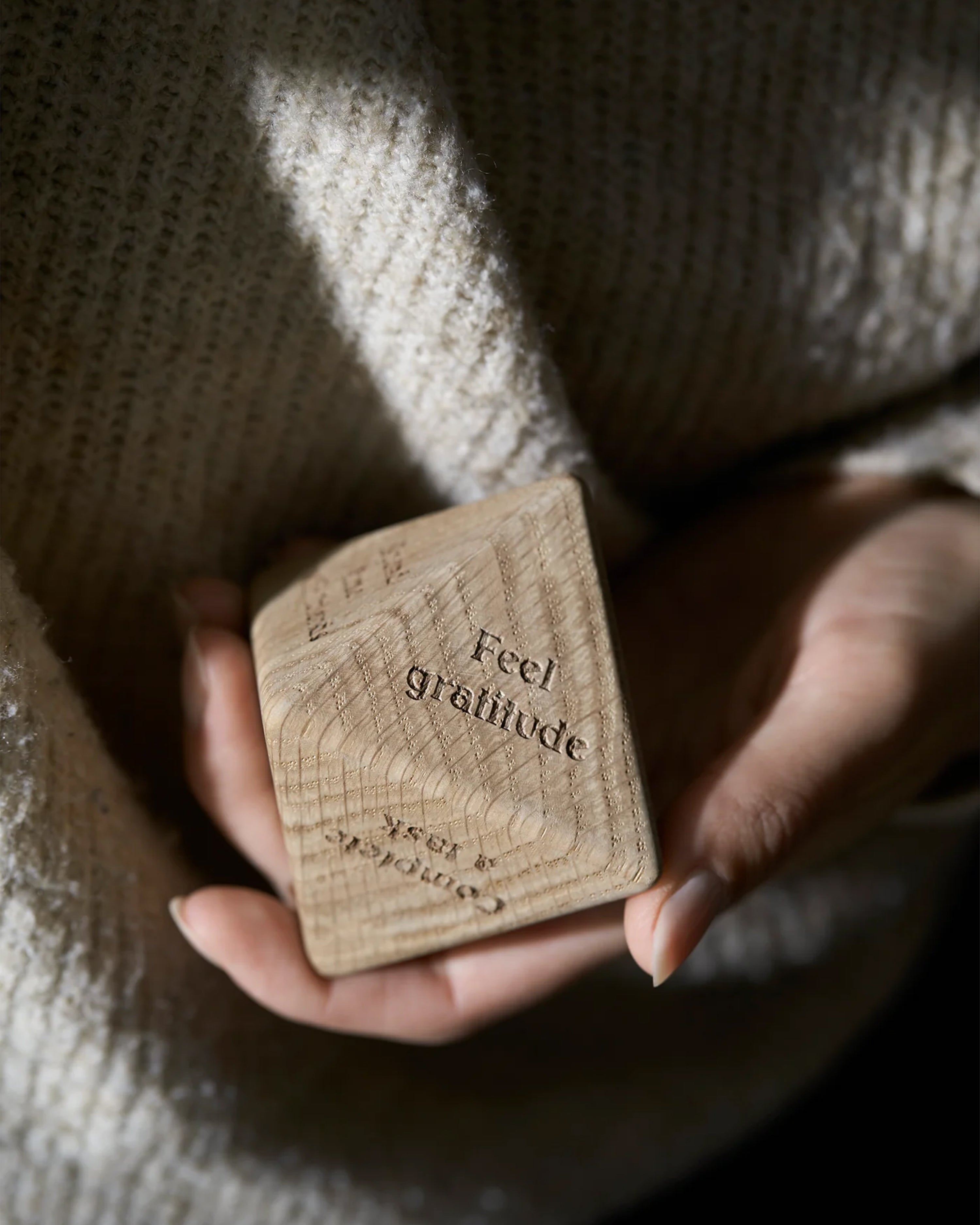 Mindfulness Wooden Dice CC1