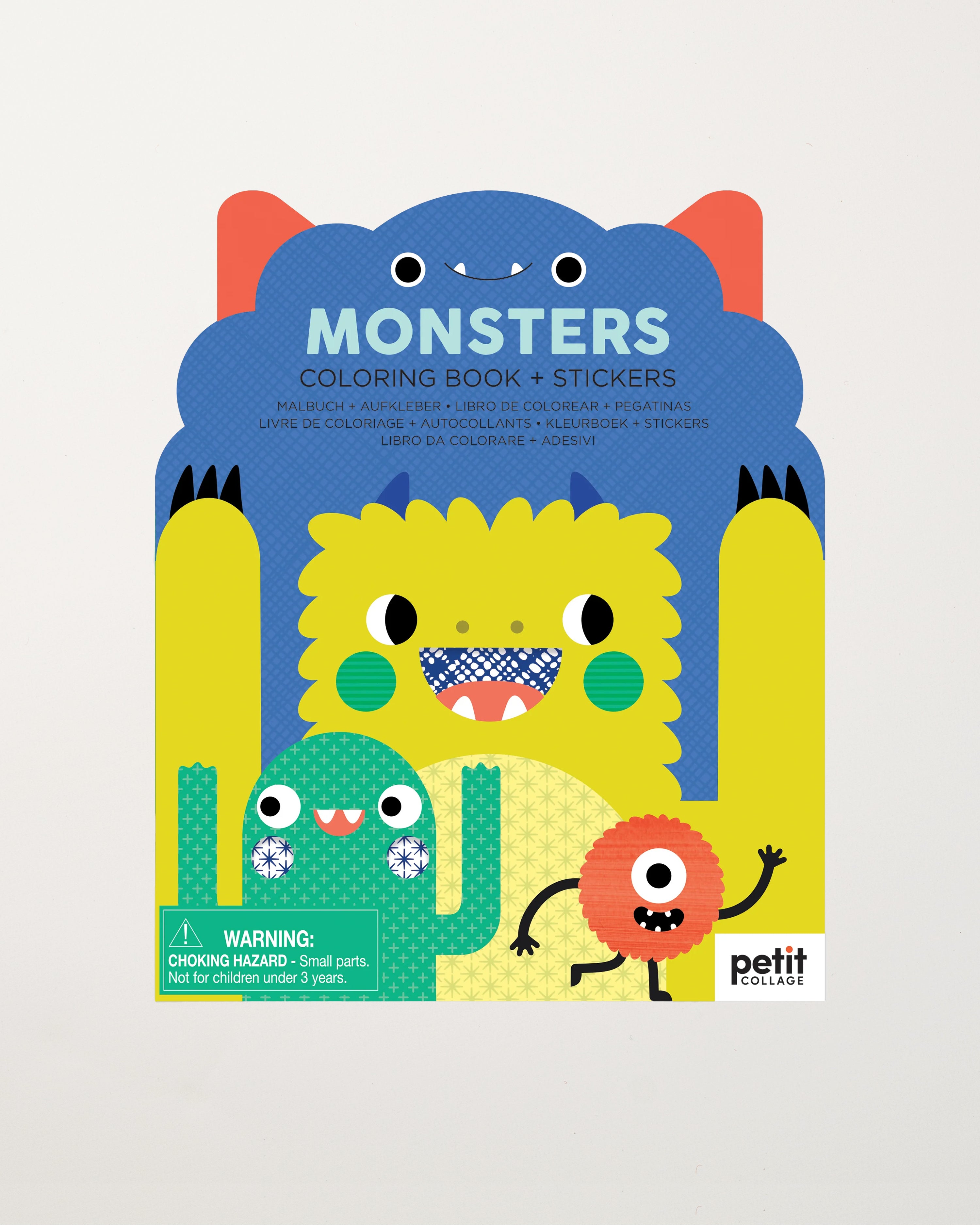 Monsters Colouring Book and Stickers
