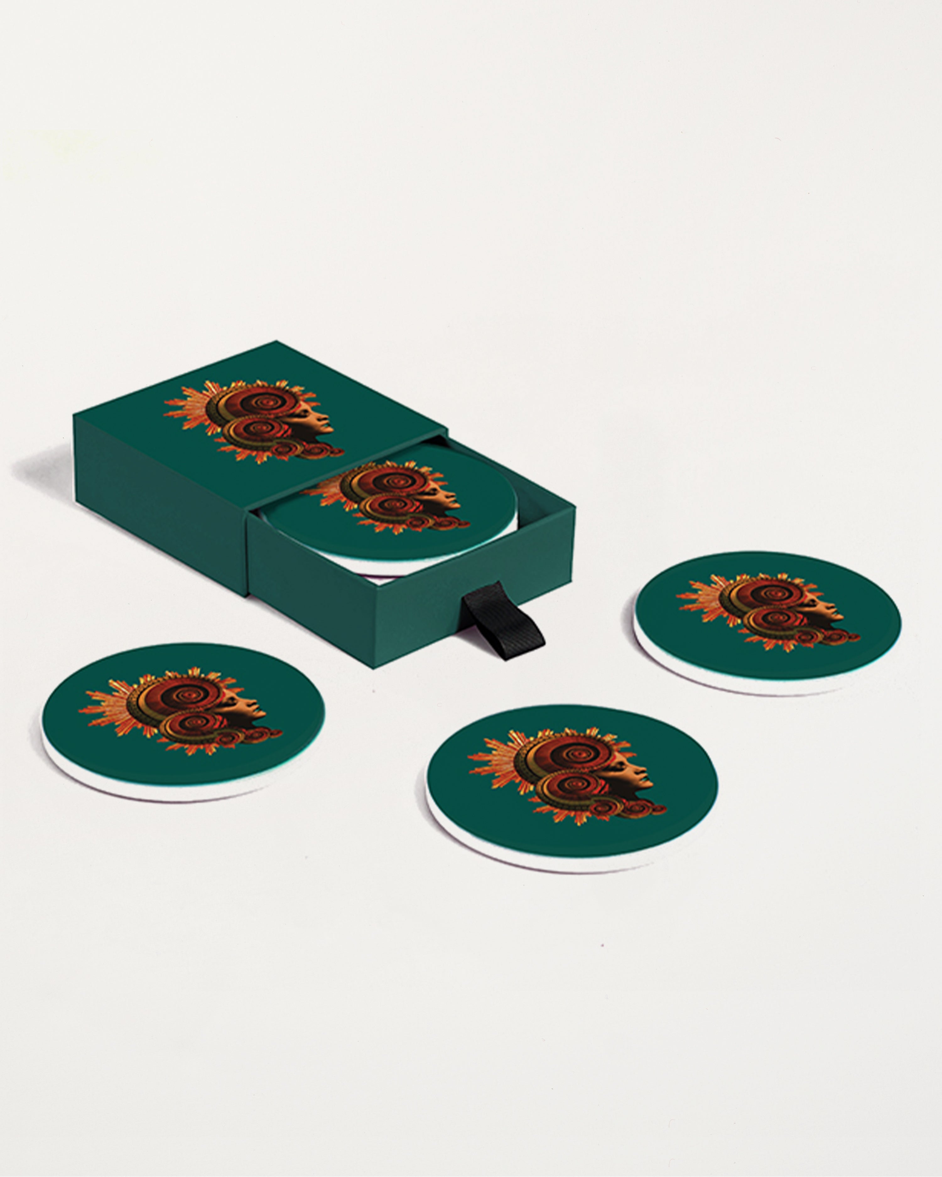 Muse Set of 4 Ceramic Coasters