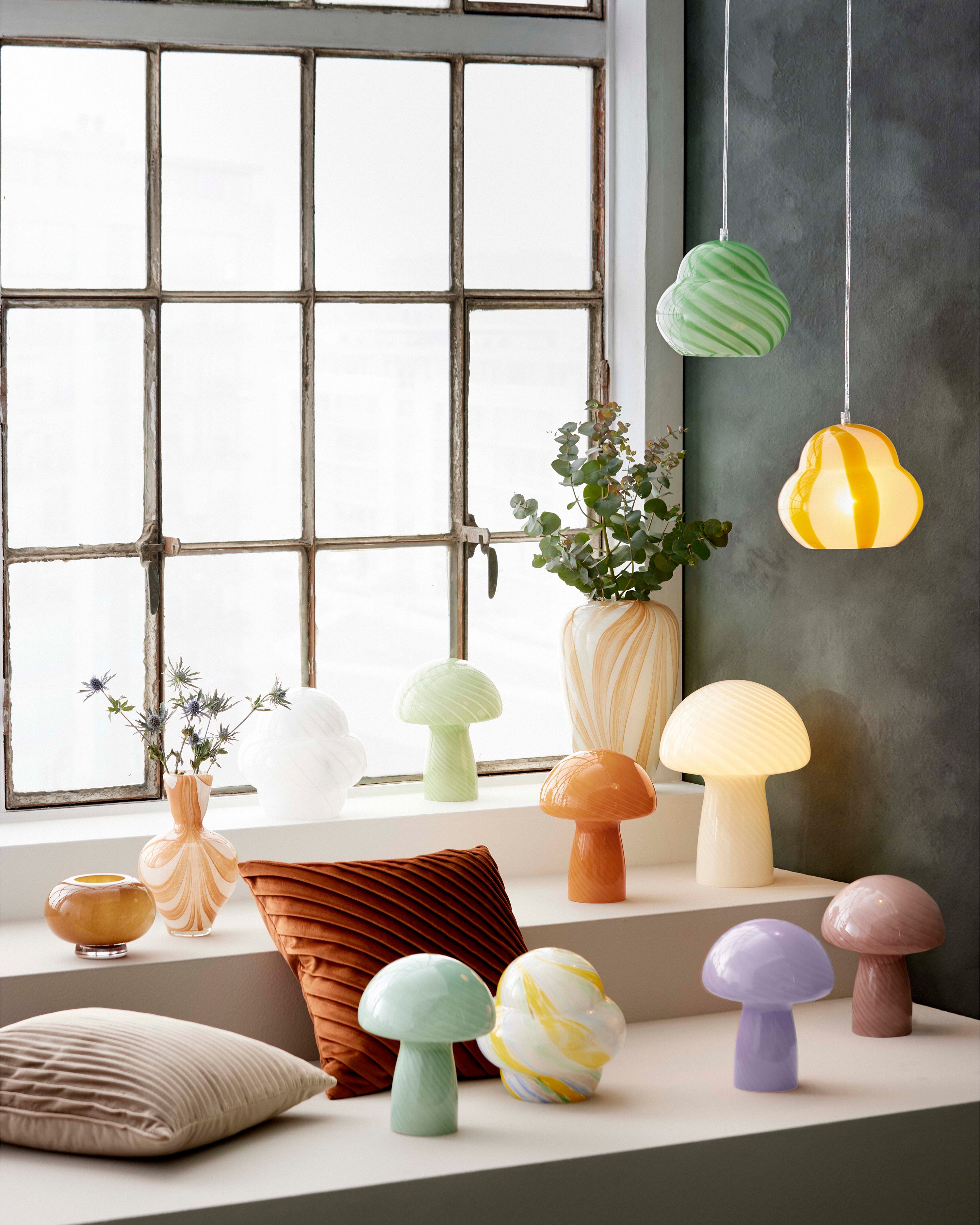 Mushroom Lamp Pink