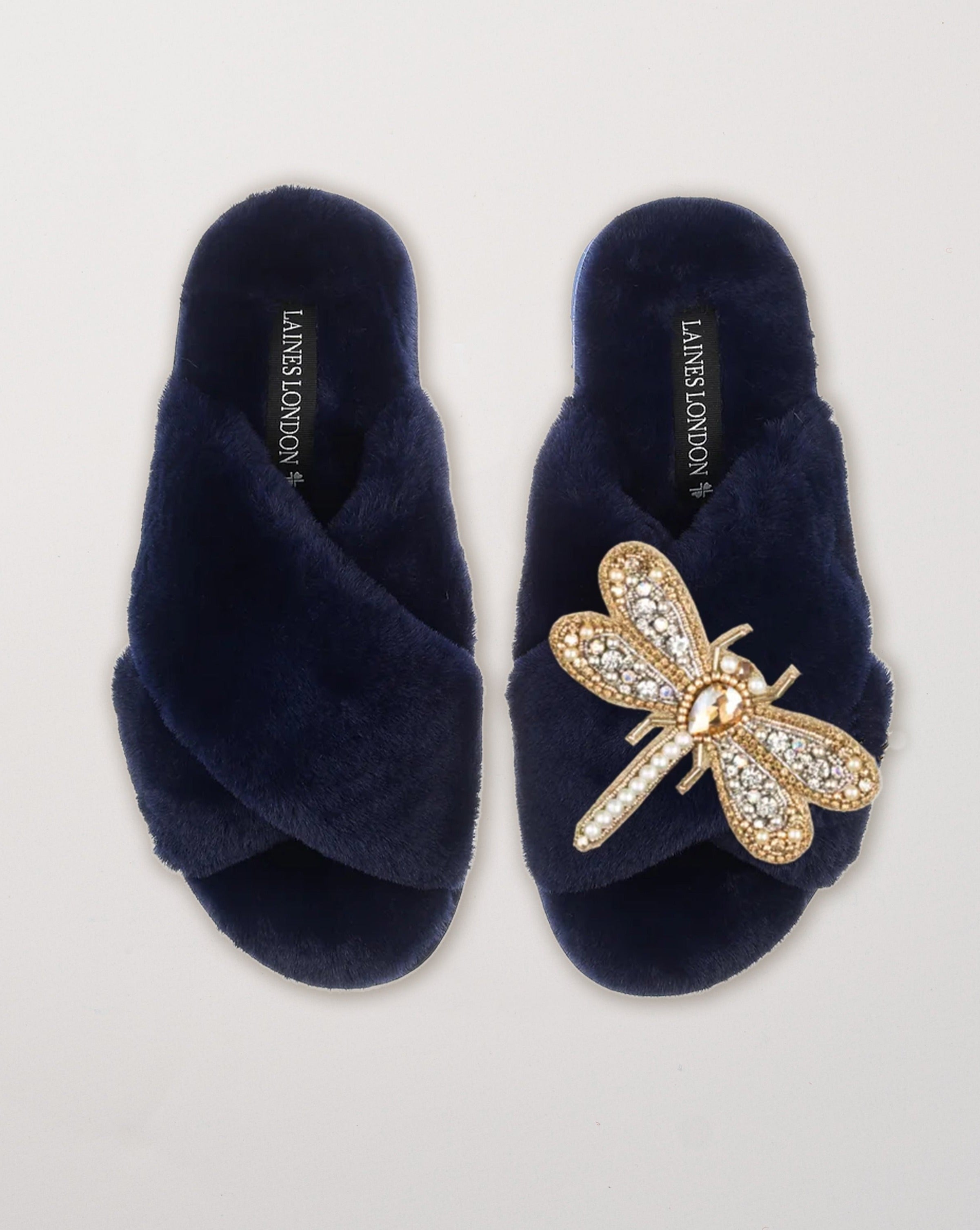 Navy/Gold & Silver Dragonfly XL