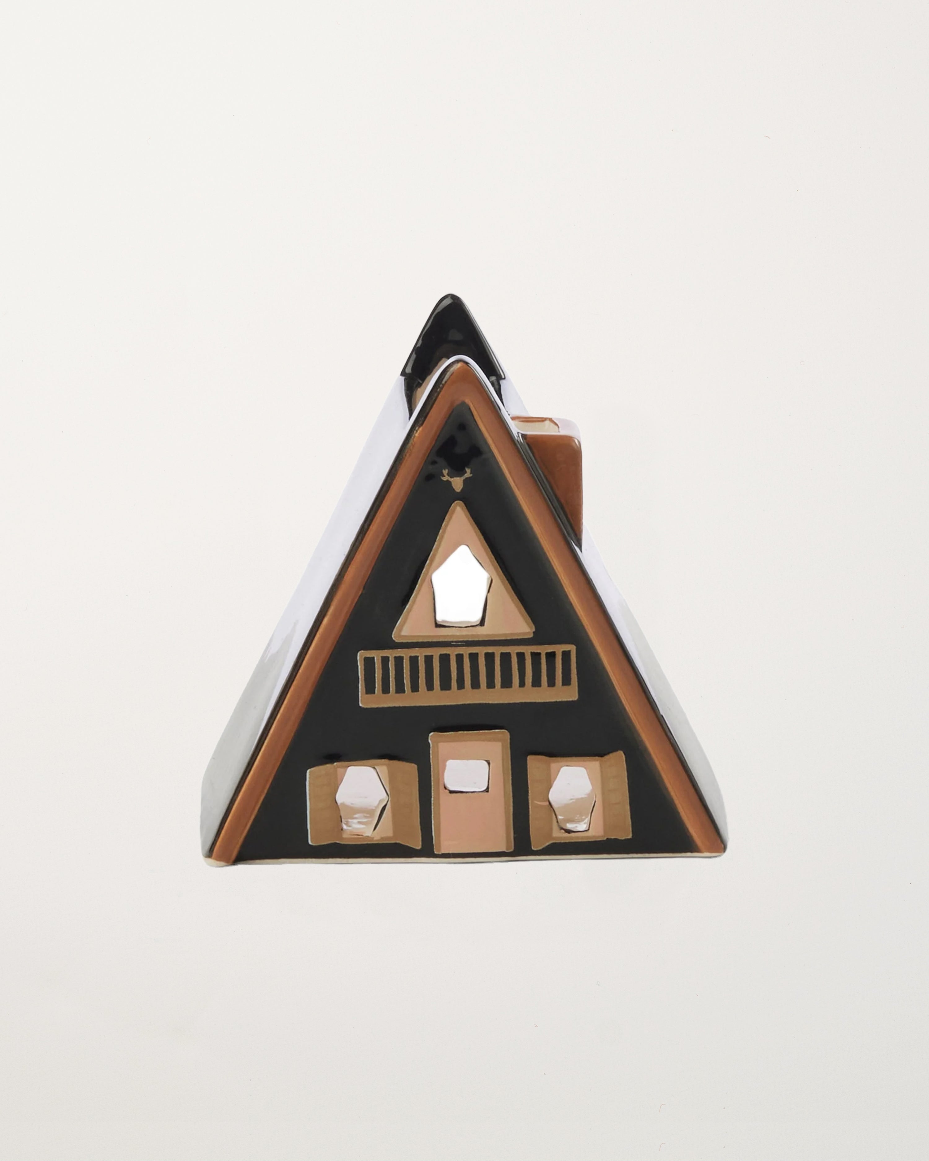 No. 01 Nordic Cabin Style Incense & Tea Light Holder