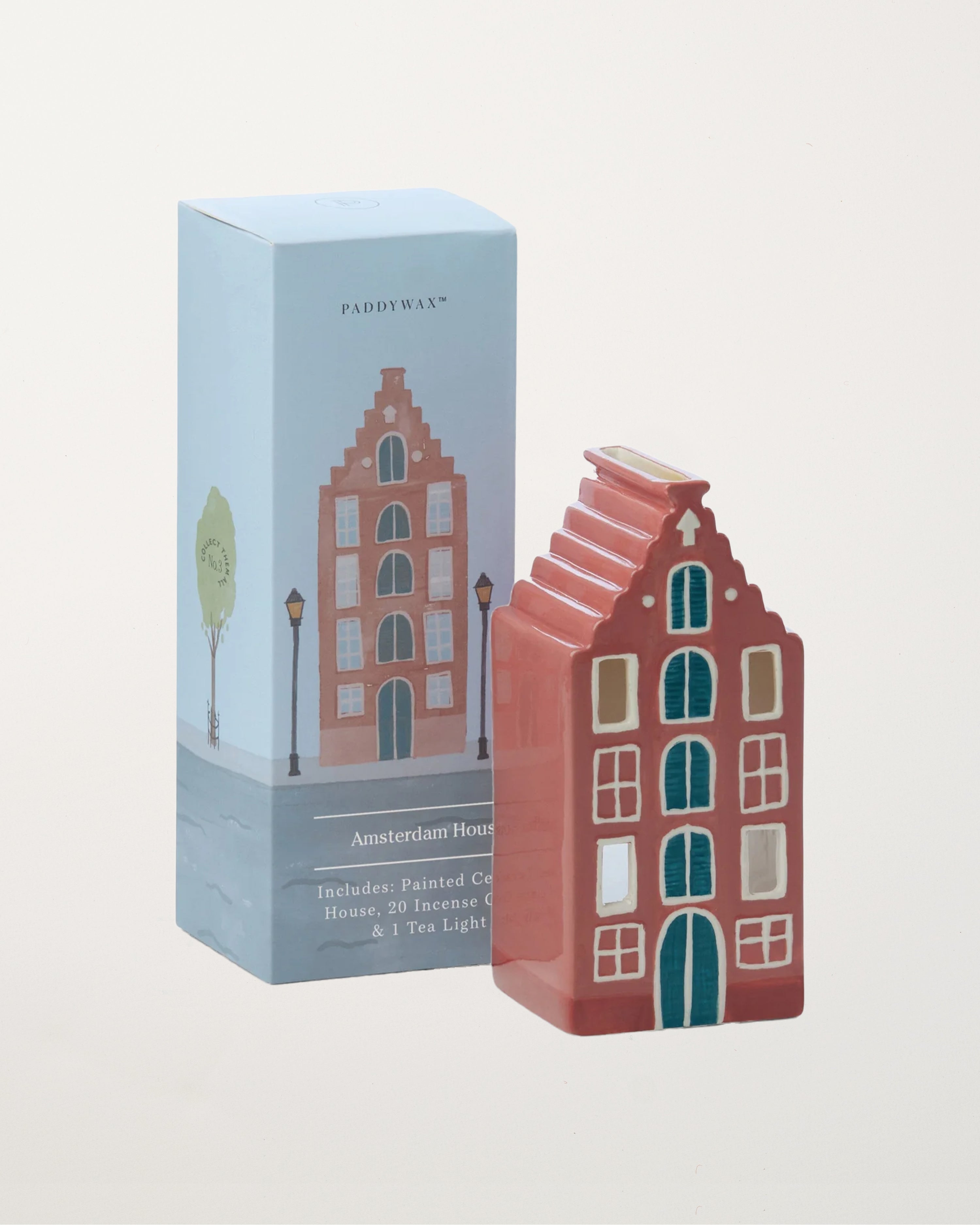 No. 02 Amsterdam House Style Incense & Tea Light Holder