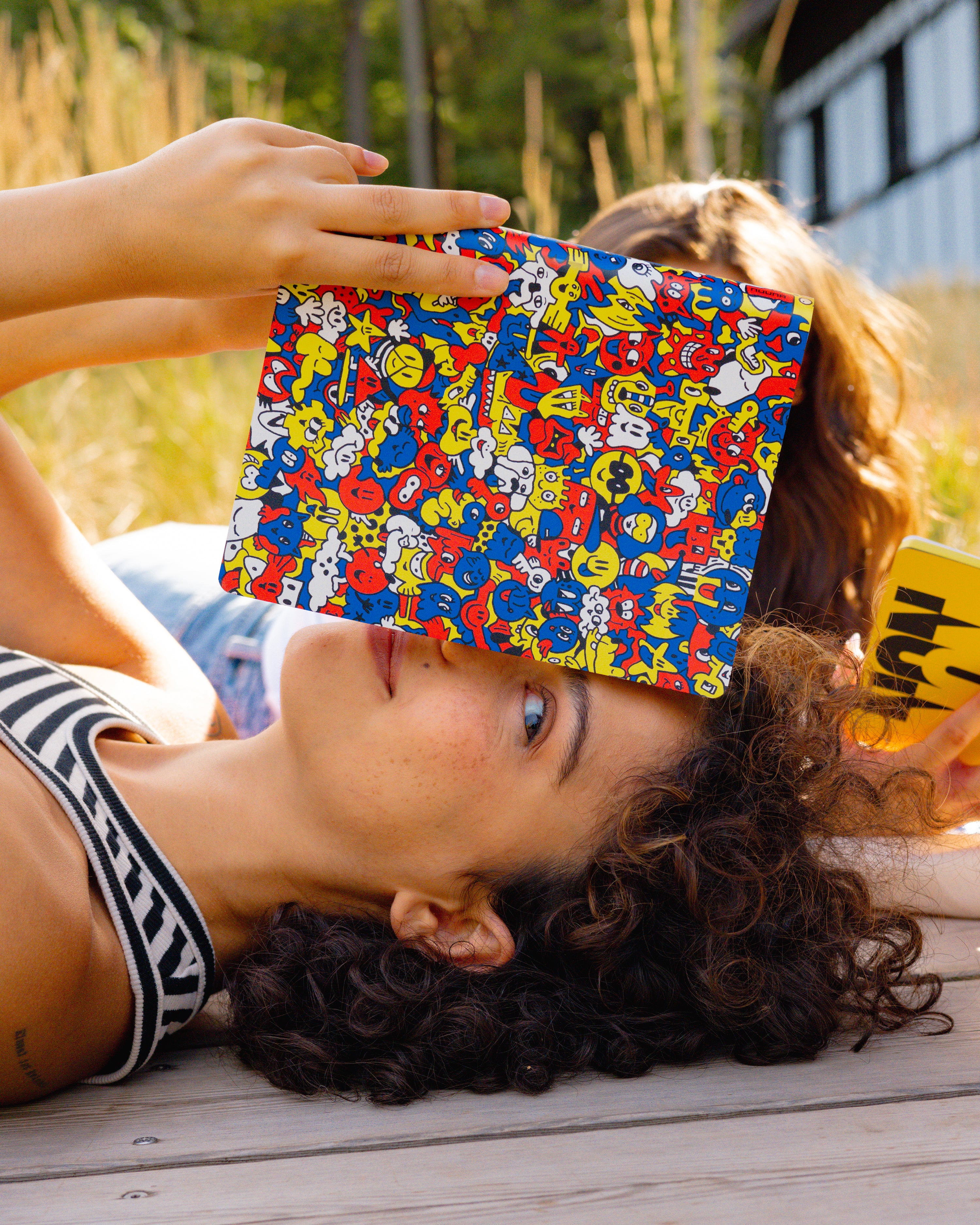 Notebook Graphic L Pride Parade by Jan Paul Müller