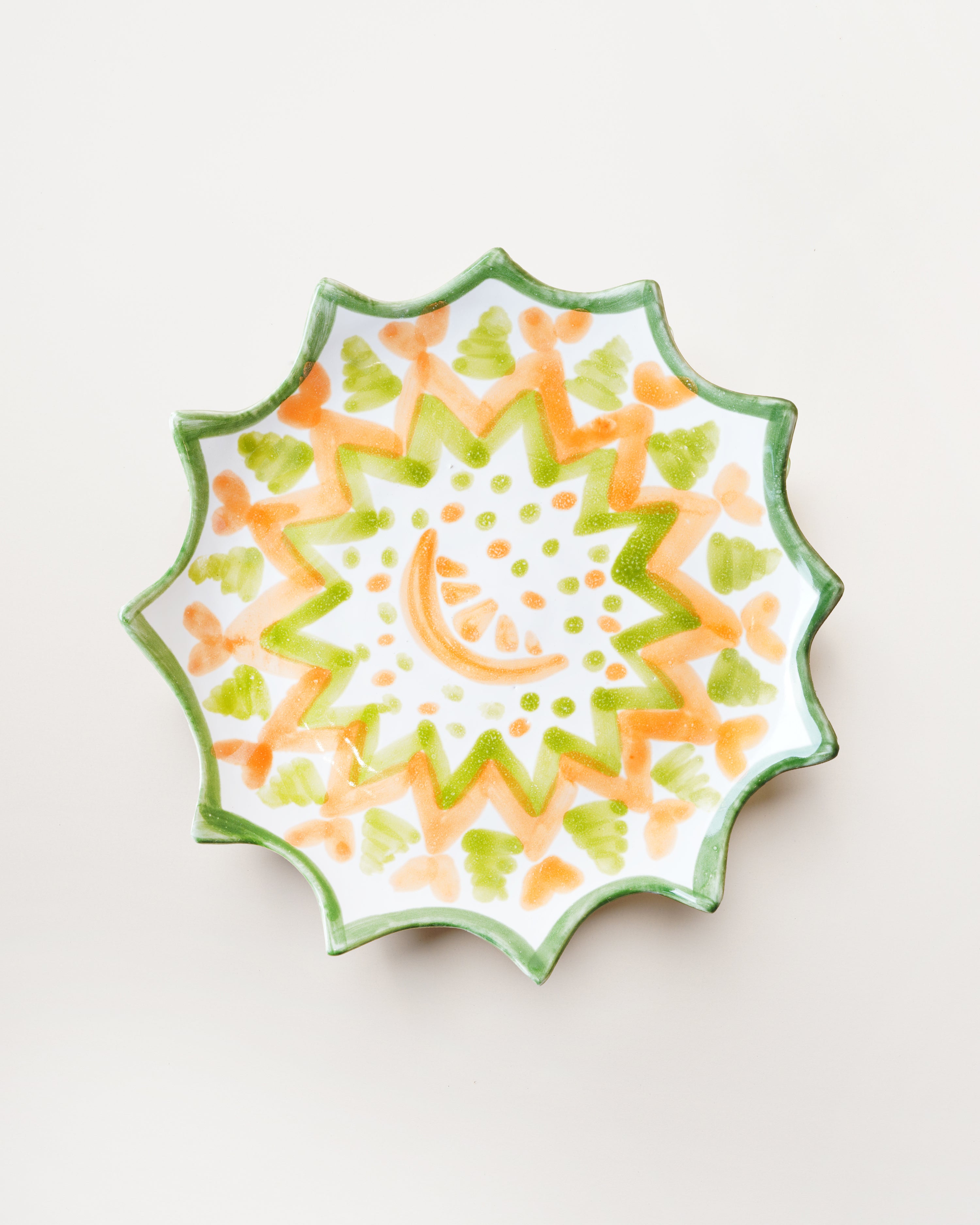 Orange Slice Dessert Plate D24cm