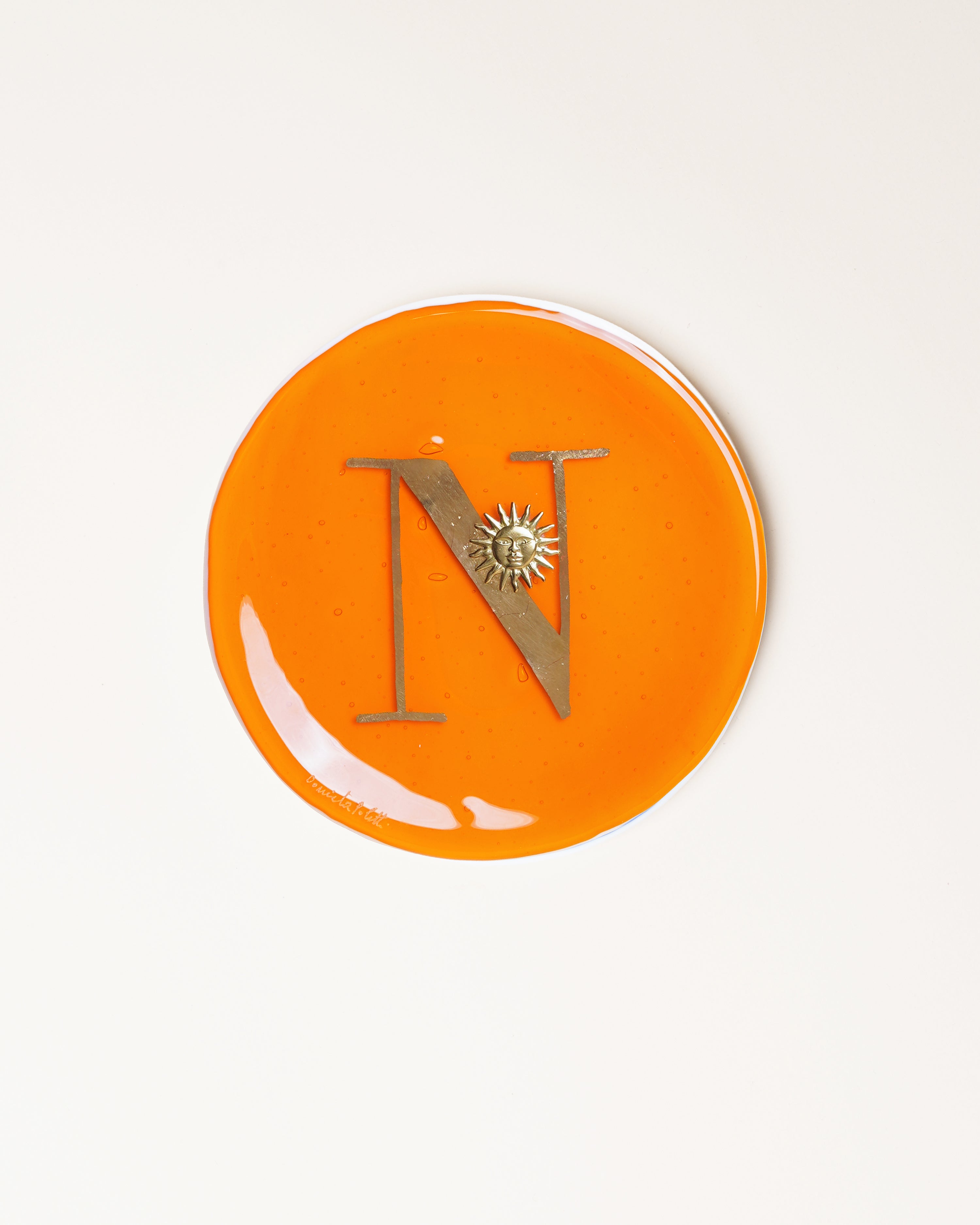 Orange 'N' Plate/Sun D14cm