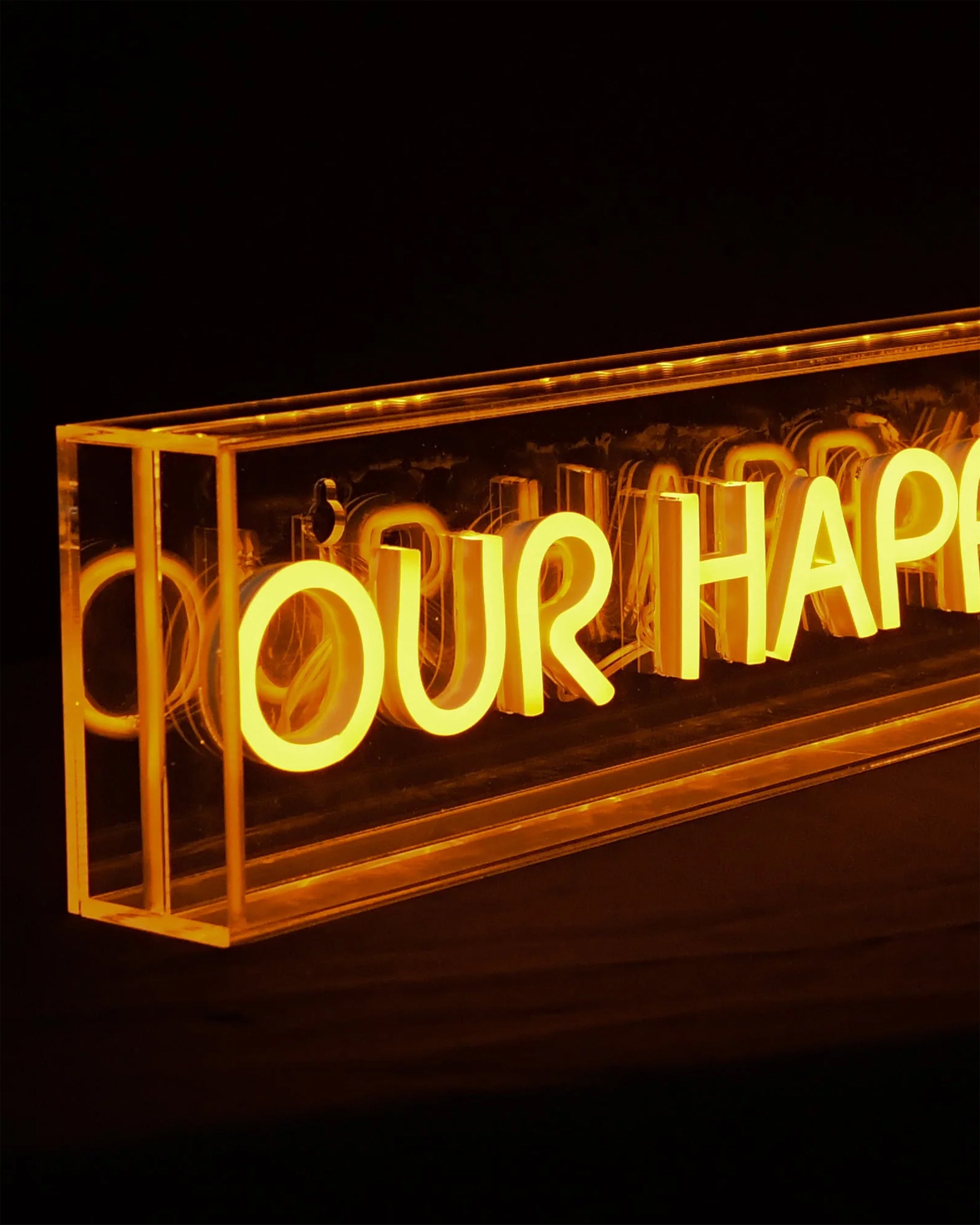 Our Happy Place Neon Lightbox
