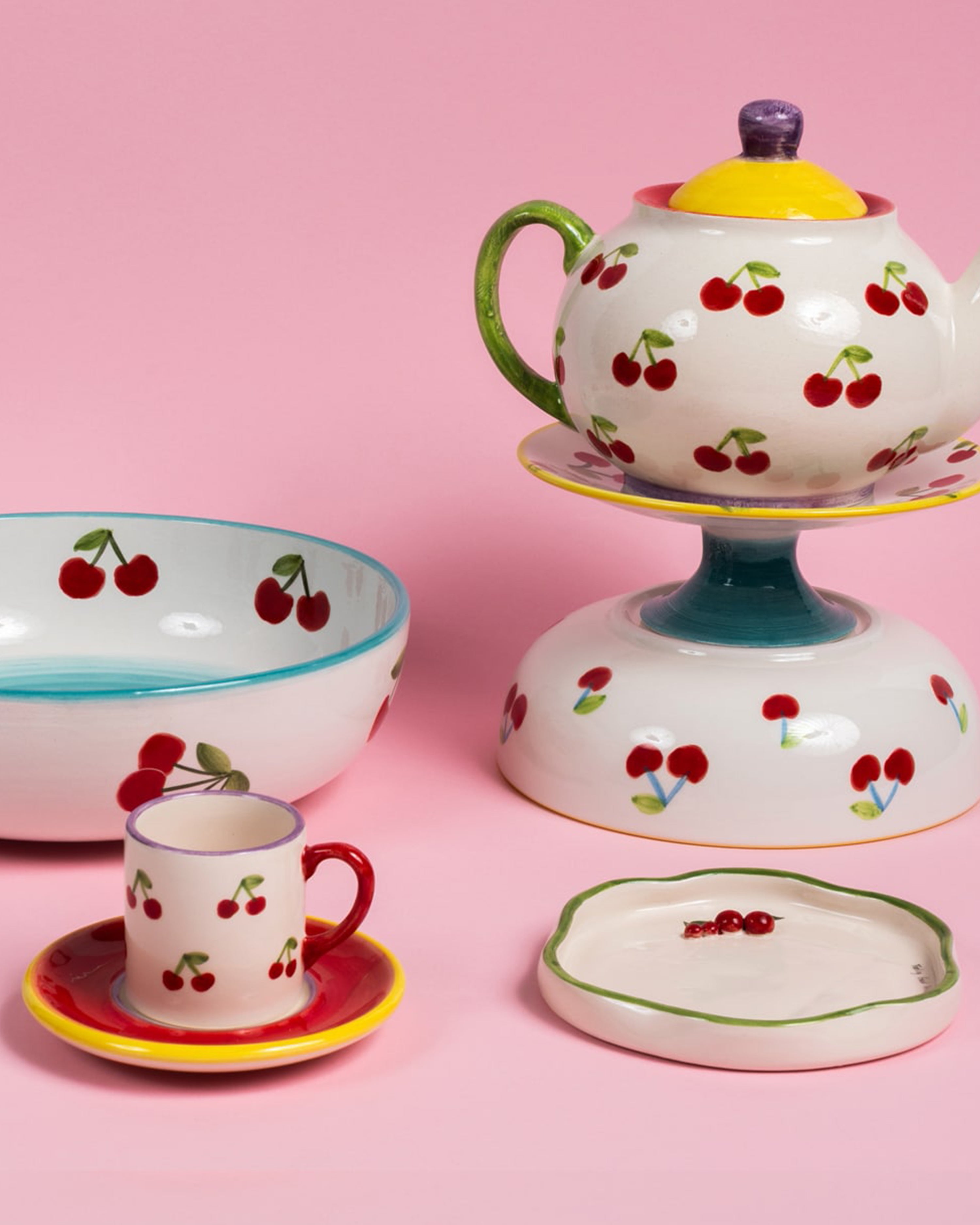 Petite Cherry 3D Mini Plate