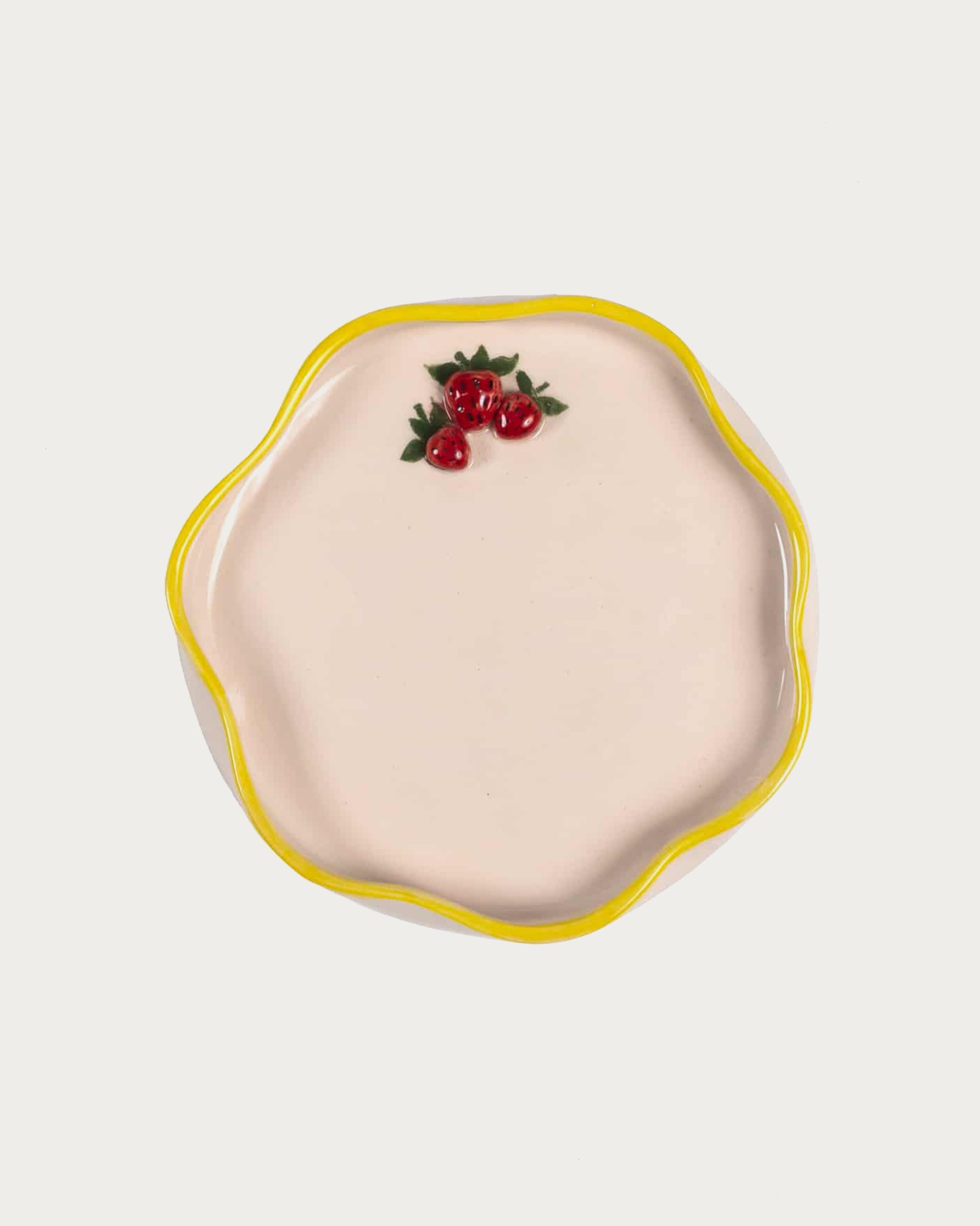Petite Strawberry 3D Mini Plate