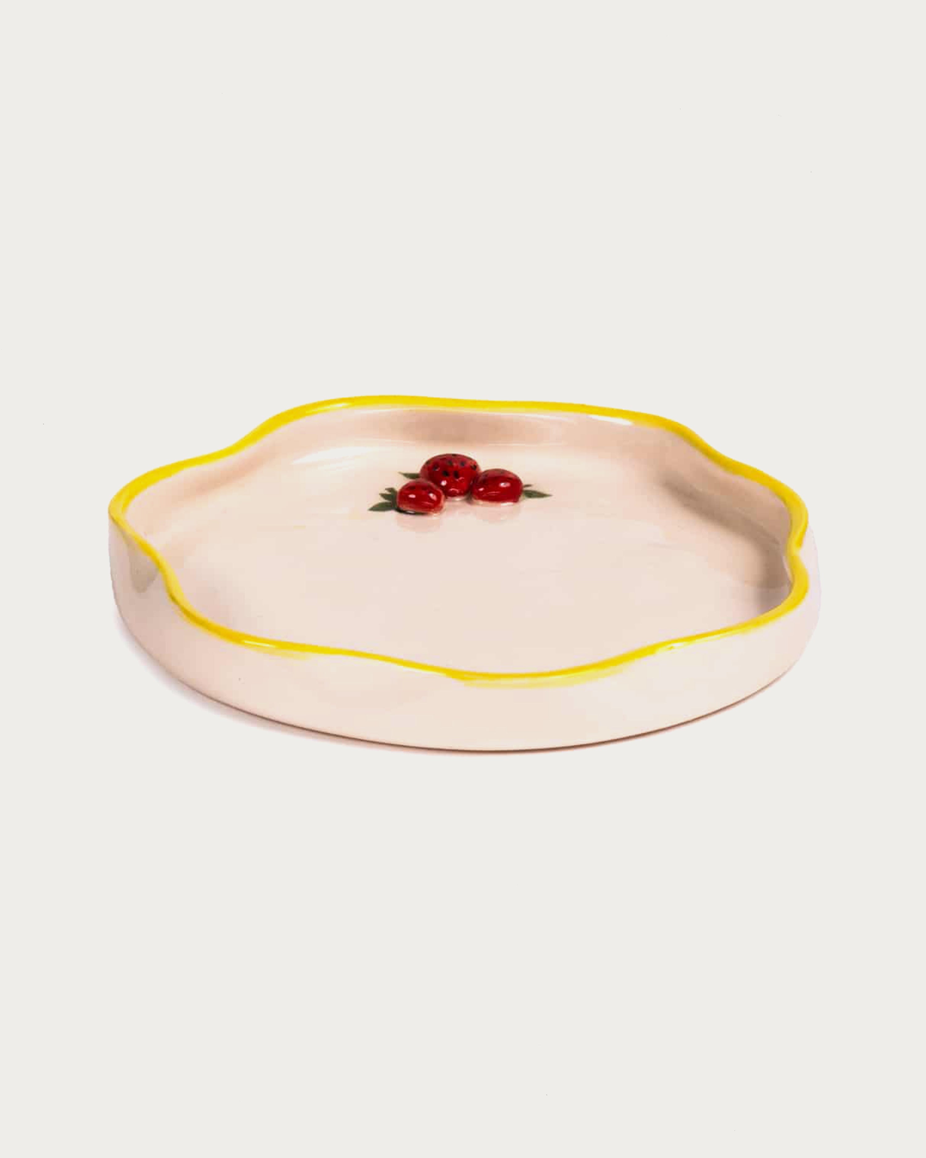 Petite Strawberry 3D Mini Plate