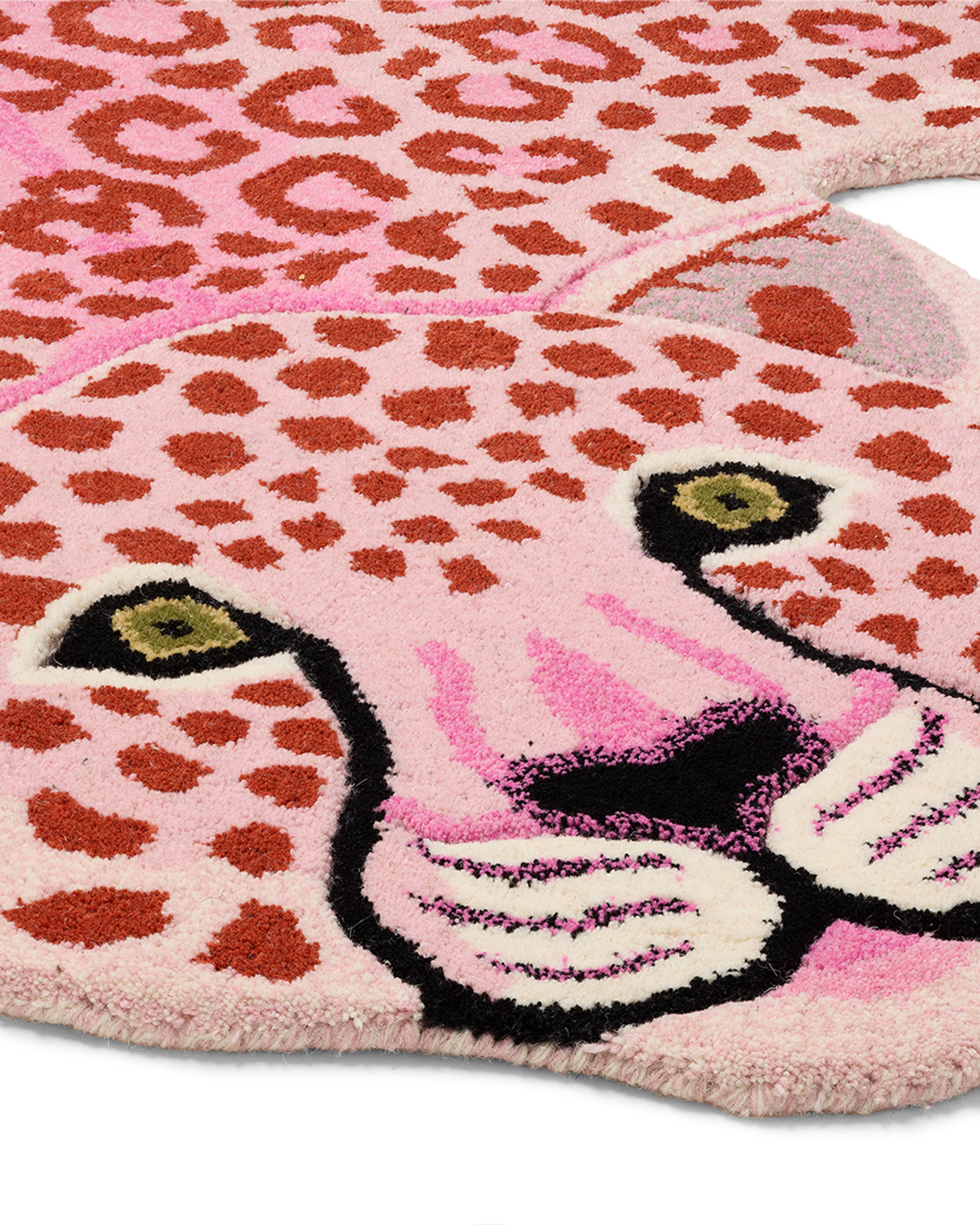Pinky Leopard Rug XL