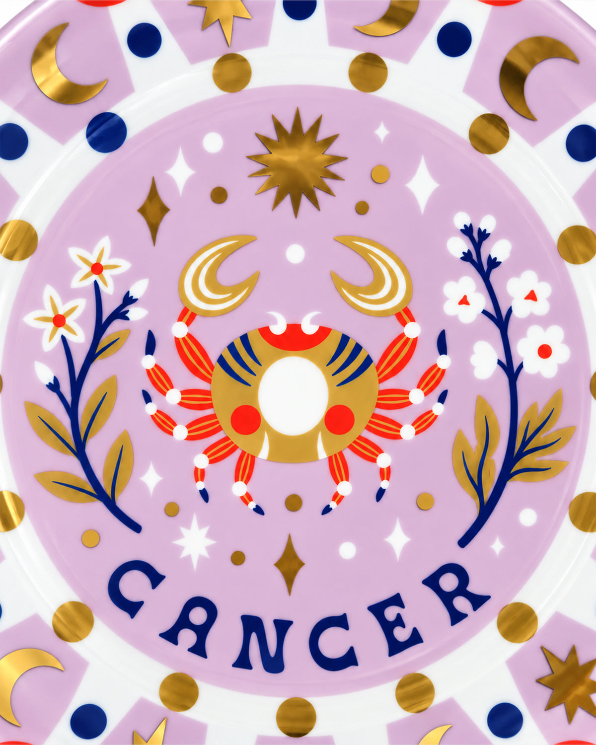 Plate Cancer D16.5cm
